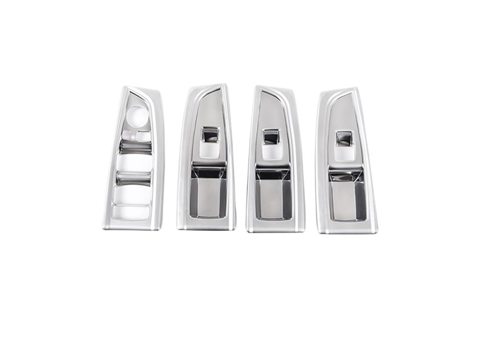 MIENAOC Autoinnendekoration Für 2 Serie F45 F46 2015-2019/Auto Fensterheber Schalter Panel Trim Abdeckung Rahmen Auto Innen Zubehör Aufkleber Auto deko Innenraum(Style B-Silver) von MIENAOC