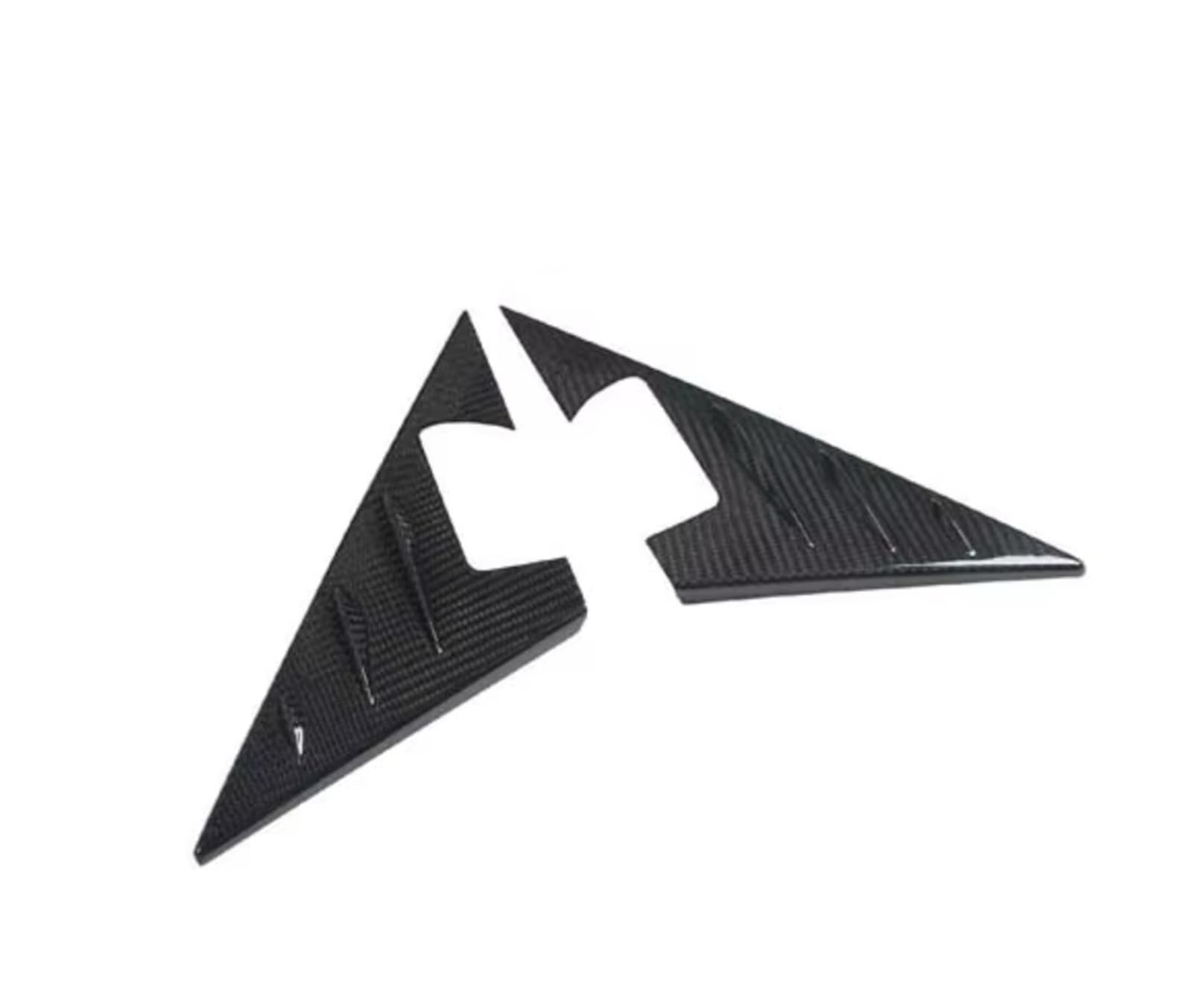 MIENAOC Autoinnendekoration Für 3er G20 G28 2020-2024 / Carbon Fiber Auto Rückspiegel Seite Dreieck Spoiler Trim Aufkleber Auto deko Innenraum(Carbon Fiber) von MIENAOC