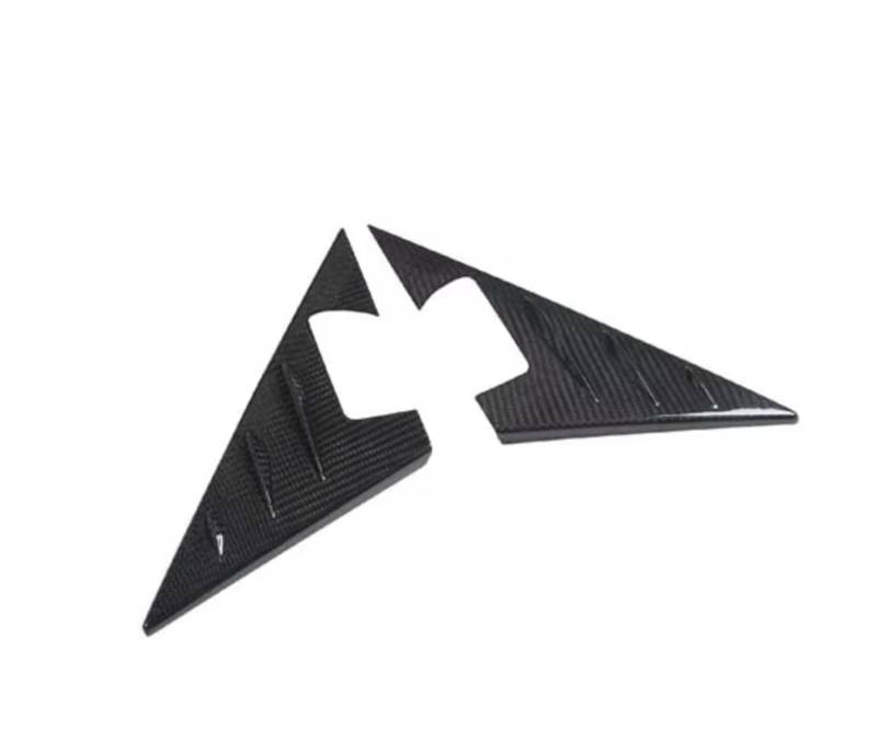 MIENAOC Autoinnendekoration Für 3er G20 G28 2020-2024 / Carbon Fiber Auto Rückspiegel Seite Dreieck Spoiler Trim Aufkleber Auto deko Innenraum(Carbon Fiber) von MIENAOC