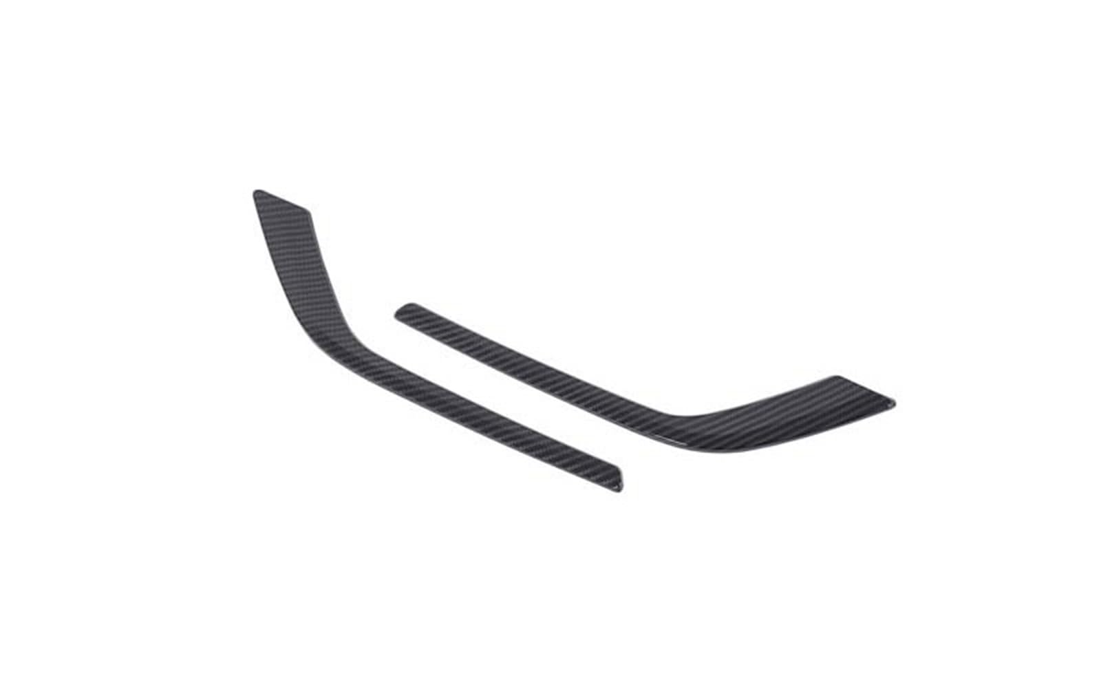 MIENAOC Autoinnendekoration Für 5 Series G60 2024 2025 / ABS Carbon Fiber Auto Vorne Hinten Stoßstange Trim Endrohr Spoiler Trim Auto deko Innenraum(Style A Carbon Fiber) von MIENAOC