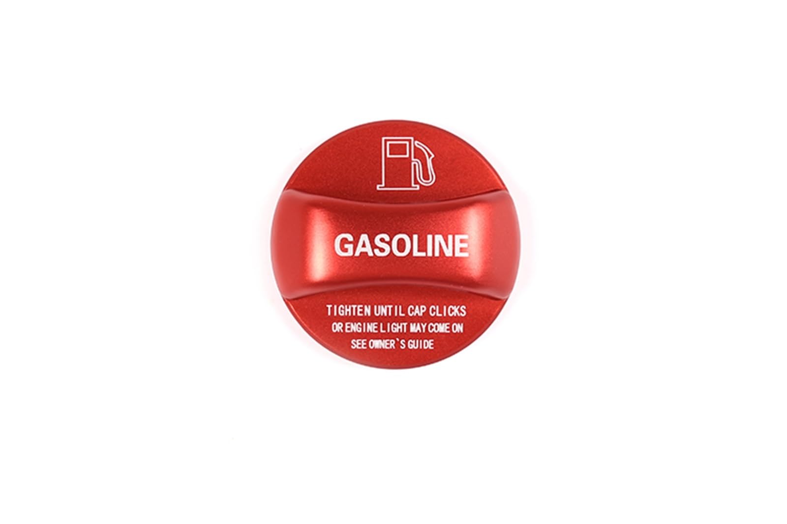 MIENAOC Autoinnendekoration Für Alfa Für Romeo Für Giulia 2017 2018 2019 2020 / Aluminiumlegierung Auto Tankdeckel Kappe Trim Auto deko Innenraum(Red) von MIENAOC