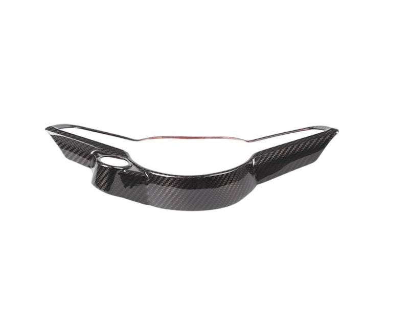MIENAOC Autoinnendekoration Für Alfa Für Romeo Für Giulia Für Stelvio 2020 2021 2022/Real Carbon Faser Auto Lenkrad Taste Rahmen Trim Abdeckung Auto deko Innenraum(Style1) von MIENAOC