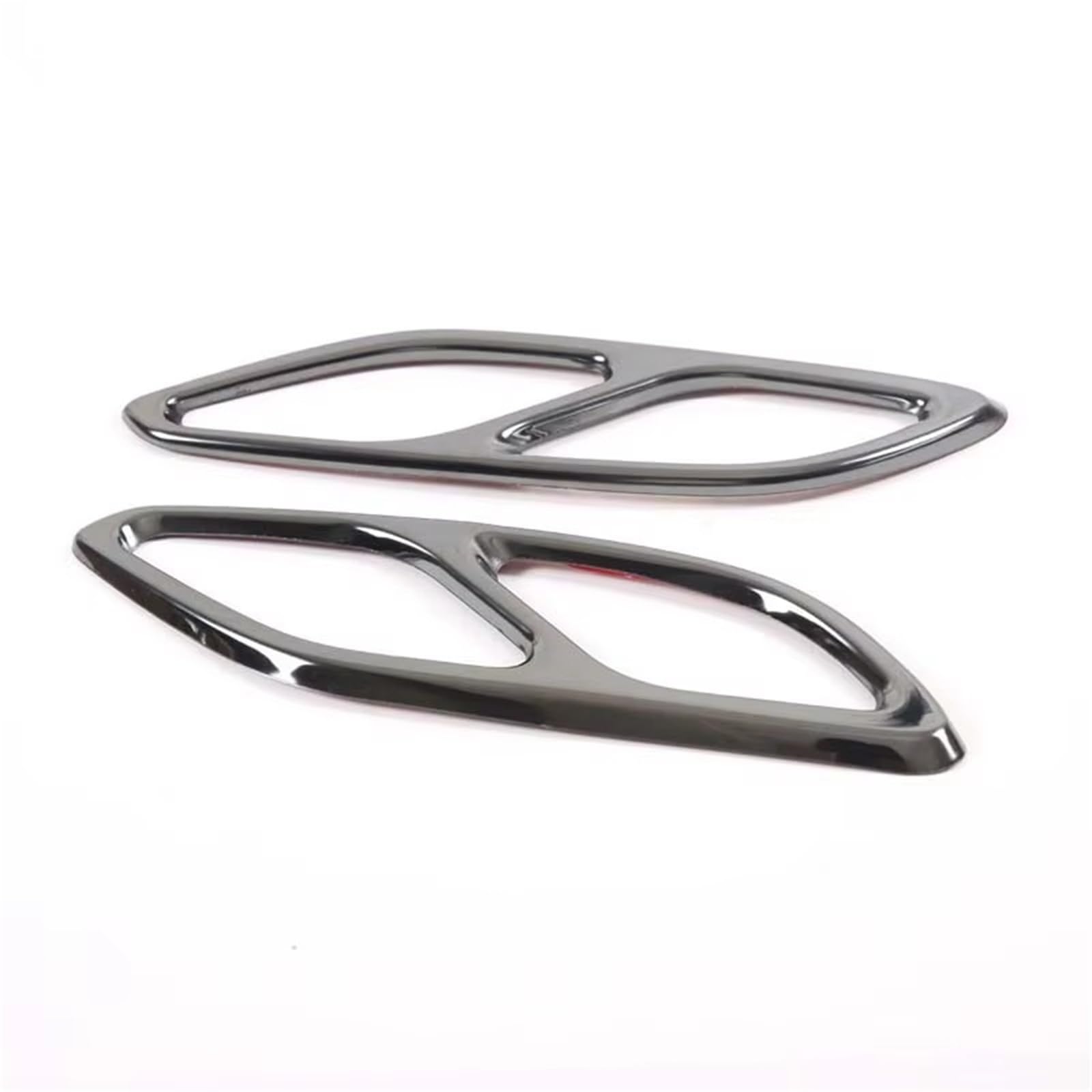 MIENAOC Autoinnendekoration Für Benz Für CLA C118 W118 2020-2023 / Edelstahl-Auto-Schalldämpfer-Auspuffrohr-Heckkehlenabdeckung Auto deko Innenraum(Black) von MIENAOC
