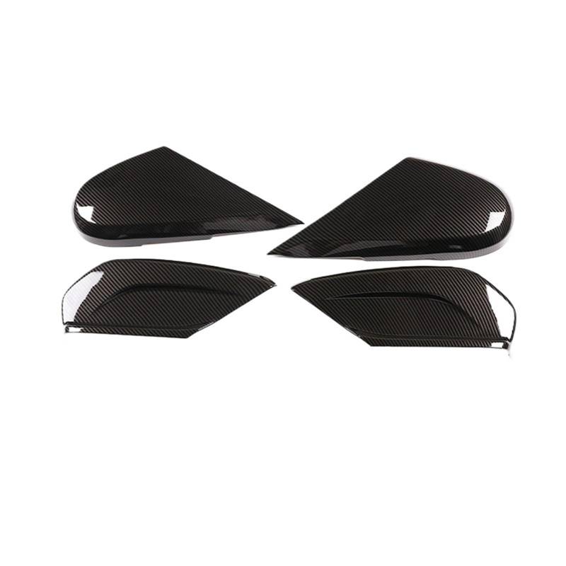 MIENAOC Autoinnendekoration Für Benz Für G-Klasse W464 2019-2025 / ABS Glänzend Schwarz Carbon Fiber Autositz Seitenverkleidung Auto deko Innenraum(ABS Carbon Fiber) von MIENAOC