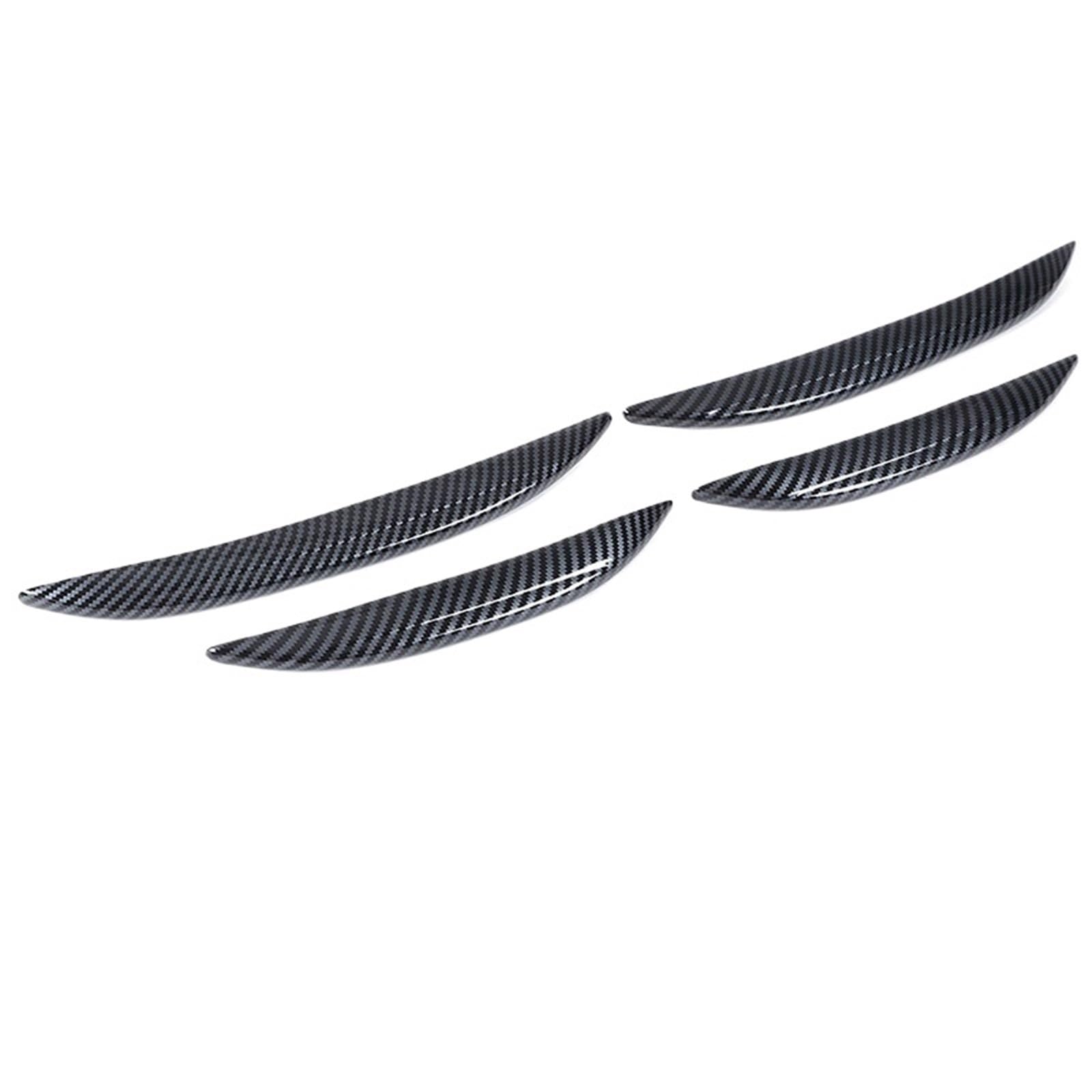 MIENAOC Autoinnendekoration Für Benz Für GLC X254 2023 2024 / ABS Carbon Fiber Silber Schwarz Auto Lufteinlass Grille Streifen Trim Auto deko Innenraum(Carbon Fiber) von MIENAOC