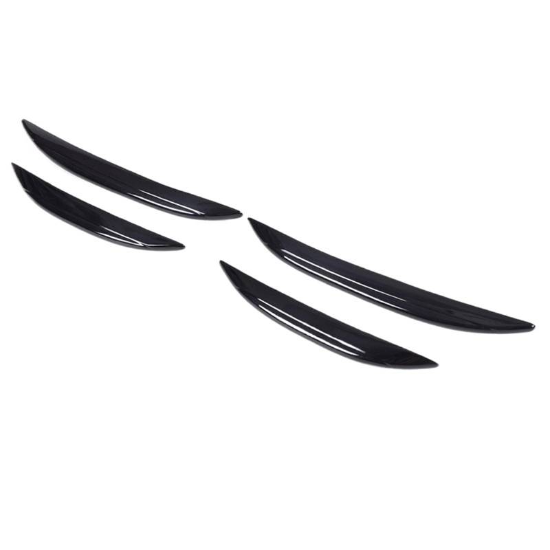 MIENAOC Autoinnendekoration Für Benz Für GLC X254 2023 2024 / ABS Carbon Fiber Silber Schwarz Auto Lufteinlass Grille Streifen Trim Auto deko Innenraum(Glossy Black) von MIENAOC