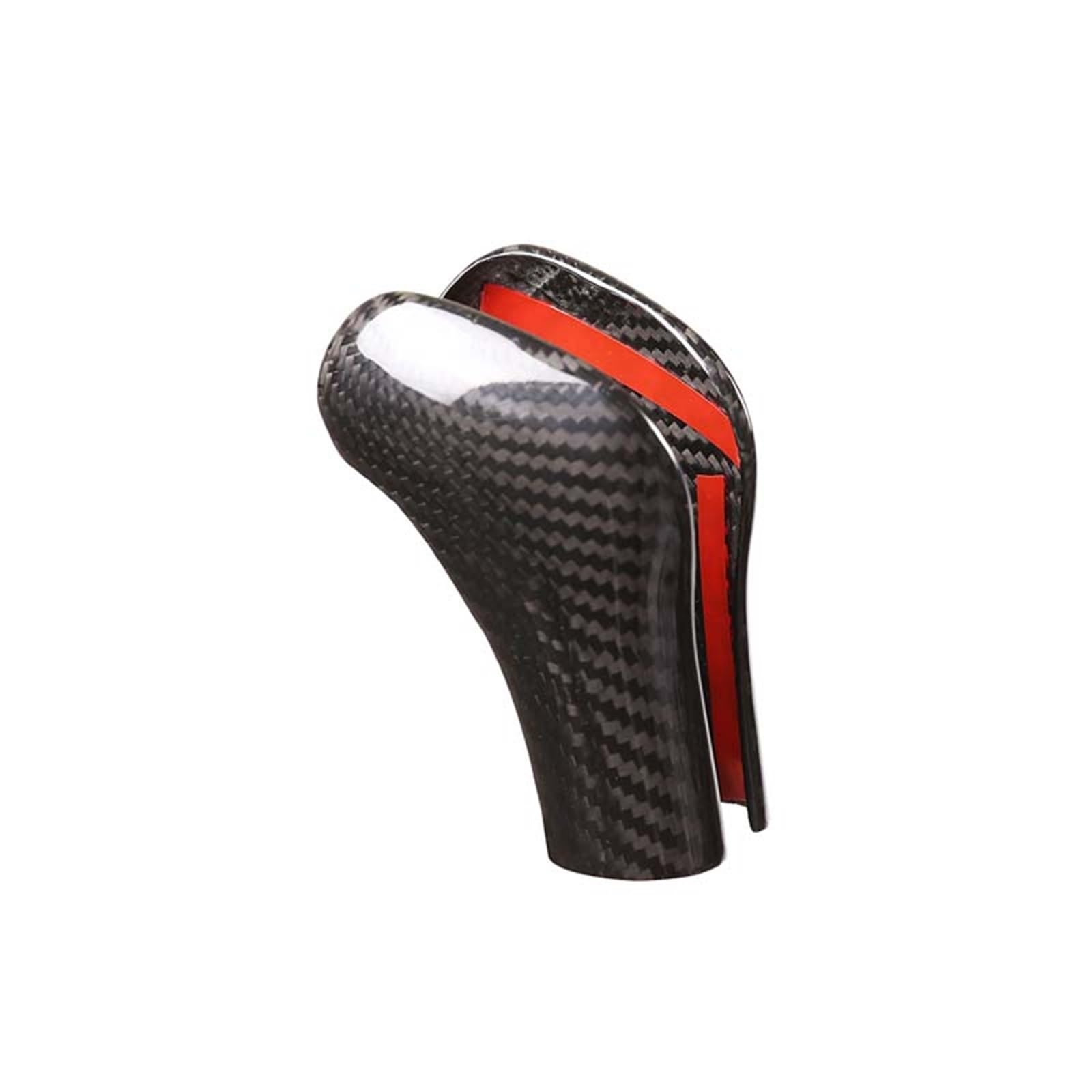MIENAOC Autoinnendekoration Für Cayenne 2011 2012 2013 2014 2015 2016 2017 / Real Carbon Fiber Auto Schaltknauf Abdeckung Trim Aufkleber Auto Zubehör Auto deko Innenraum(Style A-Black) von MIENAOC