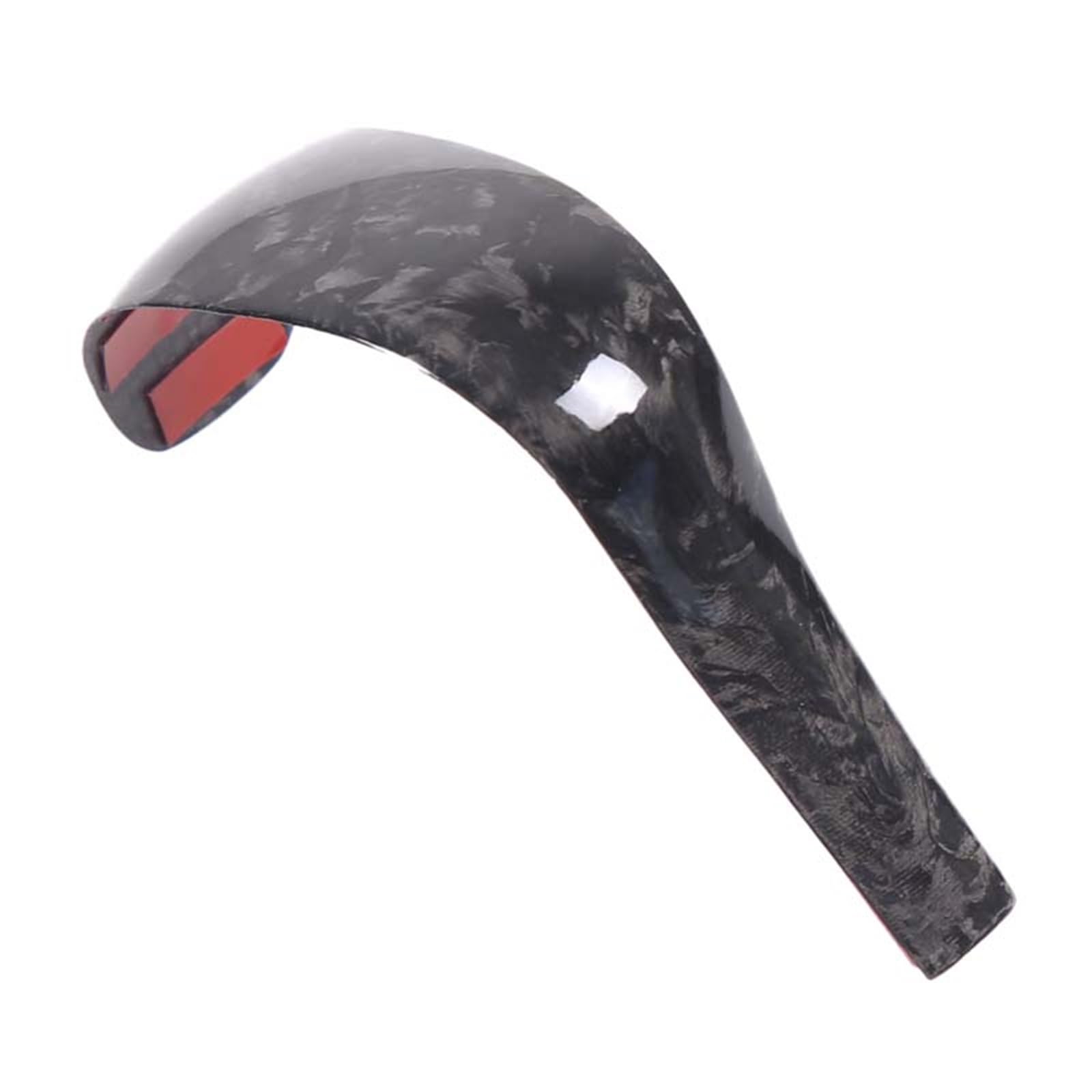 MIENAOC Autoinnendekoration Für Cayenne 2011 2012 2013 2014 2015 2016 2017 / Real Carbon Fiber Auto Schaltknauf Abdeckung Trim Aufkleber Auto Zubehör Auto deko Innenraum(Style B-Forging) von MIENAOC