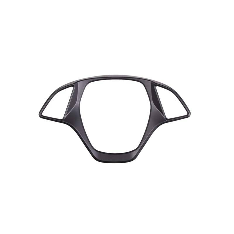 MIENAOC Autoinnendekoration Für Chevrolet Für Corvette C7 2014-2019/Auto Lenkrad Panel Dekoration Abdeckung Trim Moulding Aufkleber Auto deko Innenraum(Matte Black) von MIENAOC