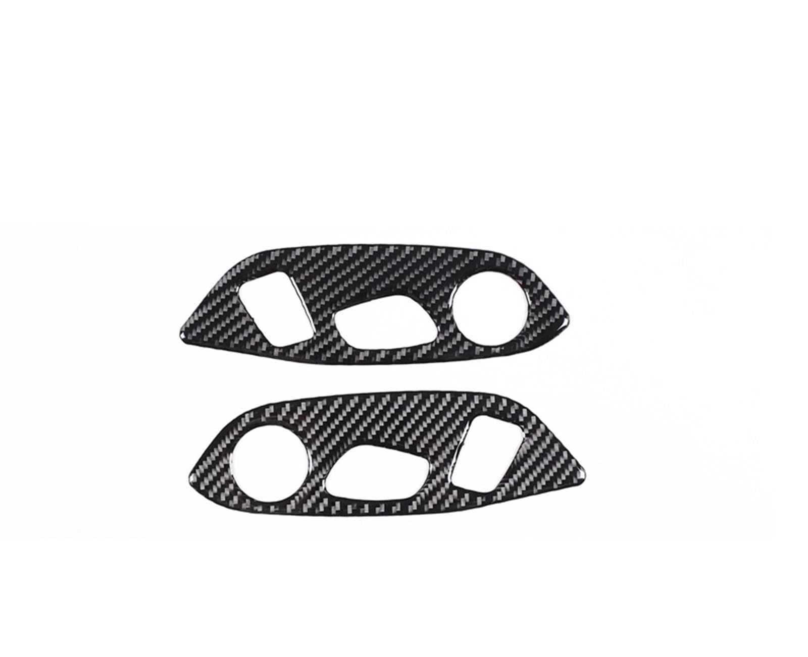 MIENAOC Autoinnendekoration Für Chevrolet Für Corvette C8 Für Stingray Z51 Z06 2020-2023/Auto Sitz Einstellung Schalter Knob Panel Trim Abdeckungen Auto deko Innenraum(Style B-Black) von MIENAOC