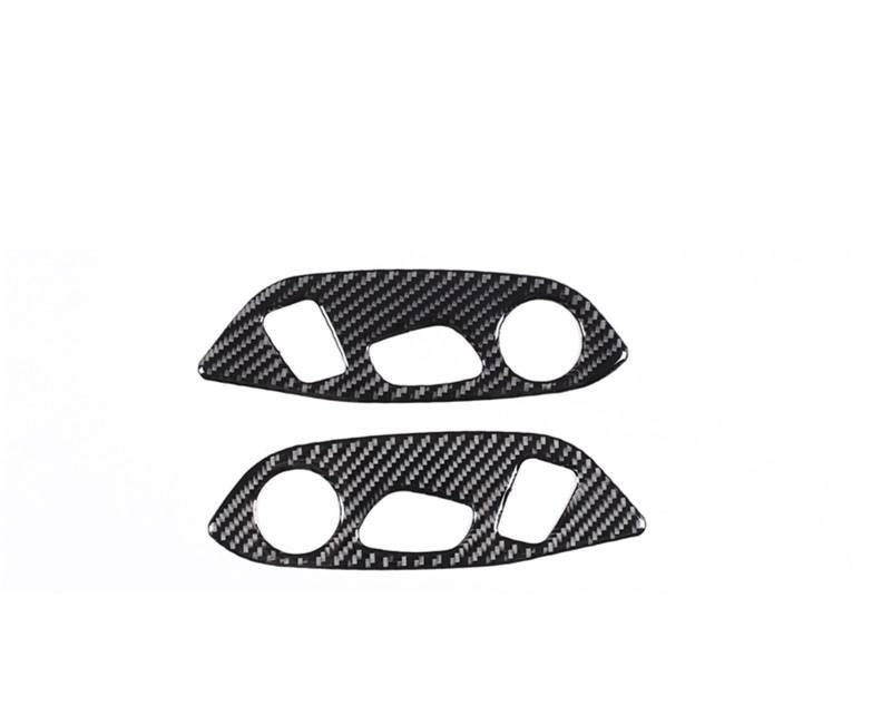 MIENAOC Autoinnendekoration Für Chevrolet Für Corvette C8 Für Stingray Z51 Z06 2020-2023/Auto Sitz Einstellung Schalter Knob Panel Trim Abdeckungen Auto deko Innenraum(Style B-Black) von MIENAOC