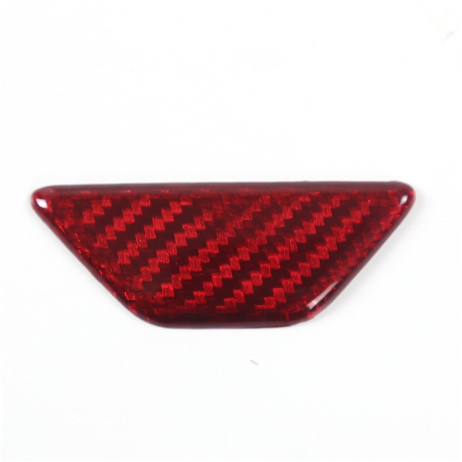 MIENAOC Autoinnendekoration Für Chevrolet Für Corvette C8 Für Stingray Z51 Z06 2020-2023/Car Center Konsole Armlehne Box Schalter Abdeckung Trim Aufkleber Auto deko Innenraum(Red Carbon Fiber) von MIENAOC