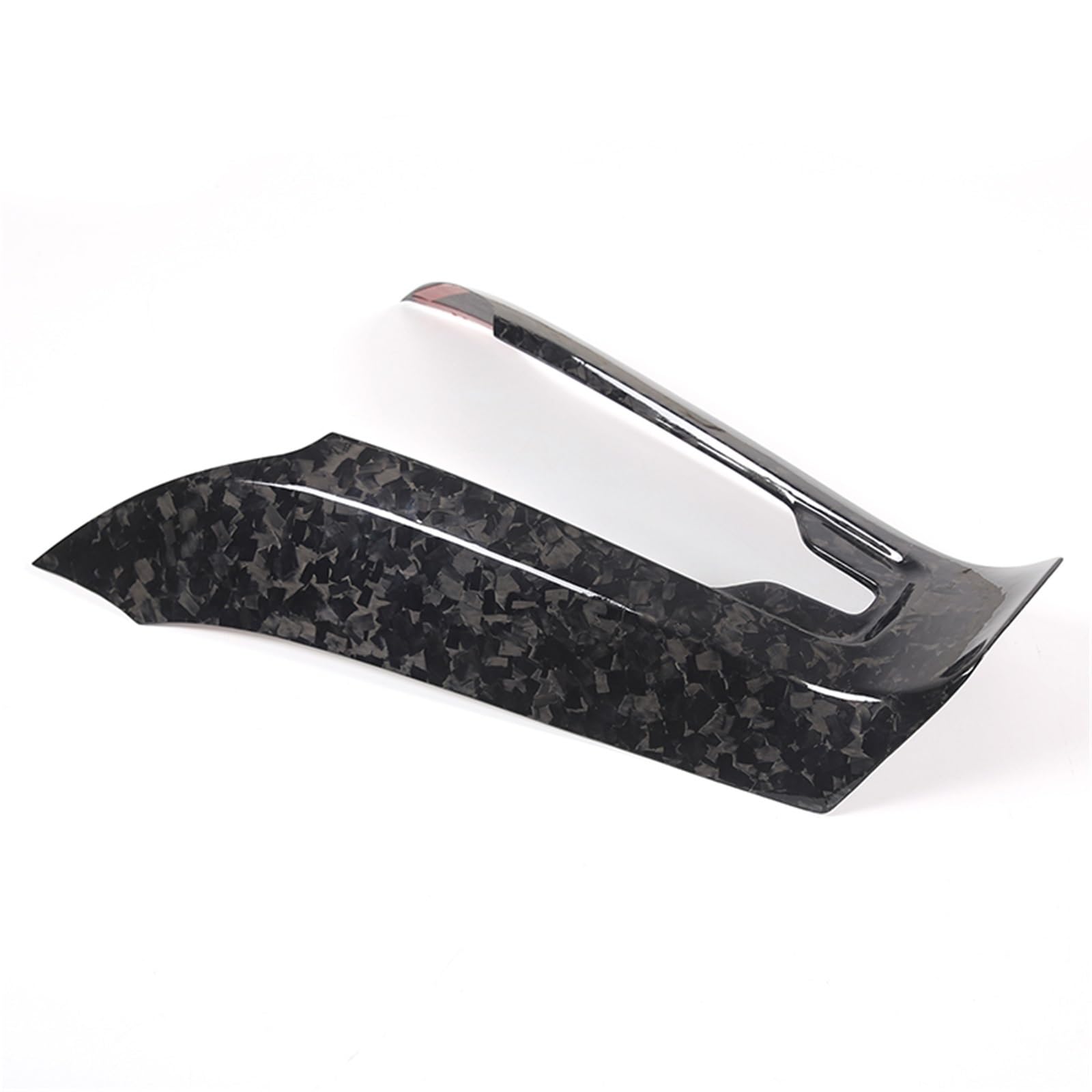 MIENAOC Autoinnendekoration Für Chevrolet Für Corvette C8 Für Stingray Z51 Z06 2020-2023/Real Carbon Fiber Car Center Armlehne Drahtlose Lade Abdeckung Trim Auto deko Innenraum(Forged Grain) von MIENAOC