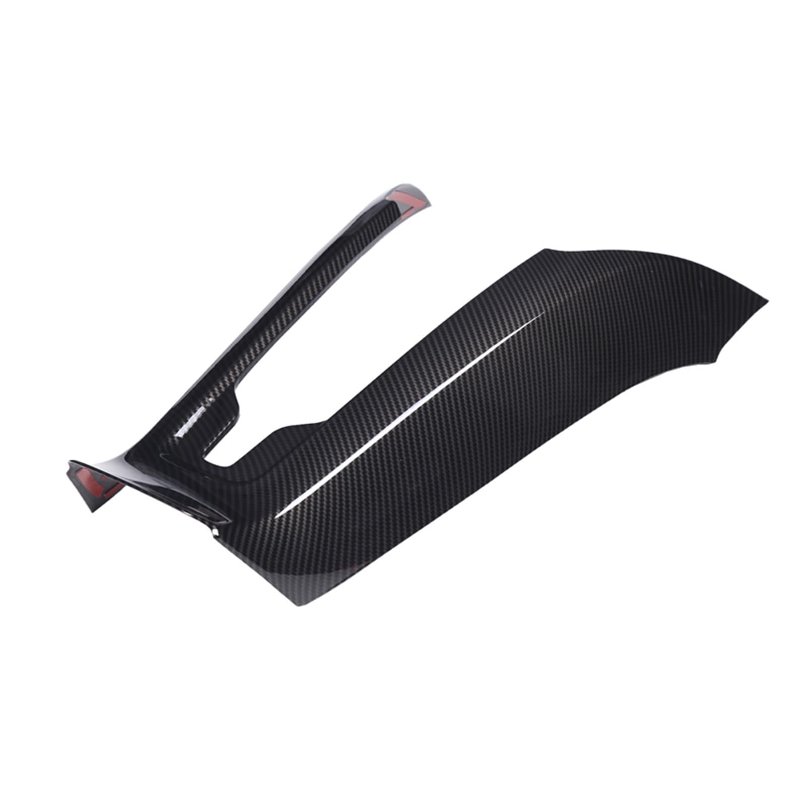 MIENAOC Autoinnendekoration Für Chevrolet Für Corvette C8 Für Stingray Z51 Z06 2020-2023 / ABS Carbon Faser Auto Center Armlehne Drahtlose Lade Abdeckung Trim Auto deko Innenraum(Carbon Fiber) von MIENAOC