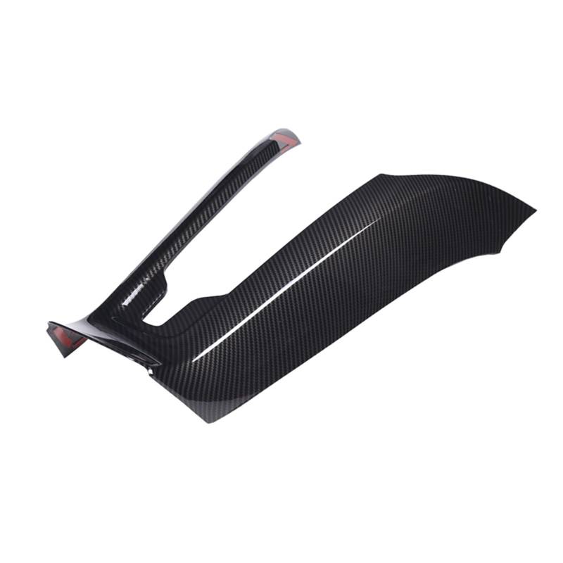 MIENAOC Autoinnendekoration Für Chevrolet Für Corvette C8 Für Stingray Z51 Z06 2020-2023 / ABS Carbon Faser Auto Center Armlehne Drahtlose Lade Abdeckung Trim Auto deko Innenraum(Carbon Fiber) von MIENAOC