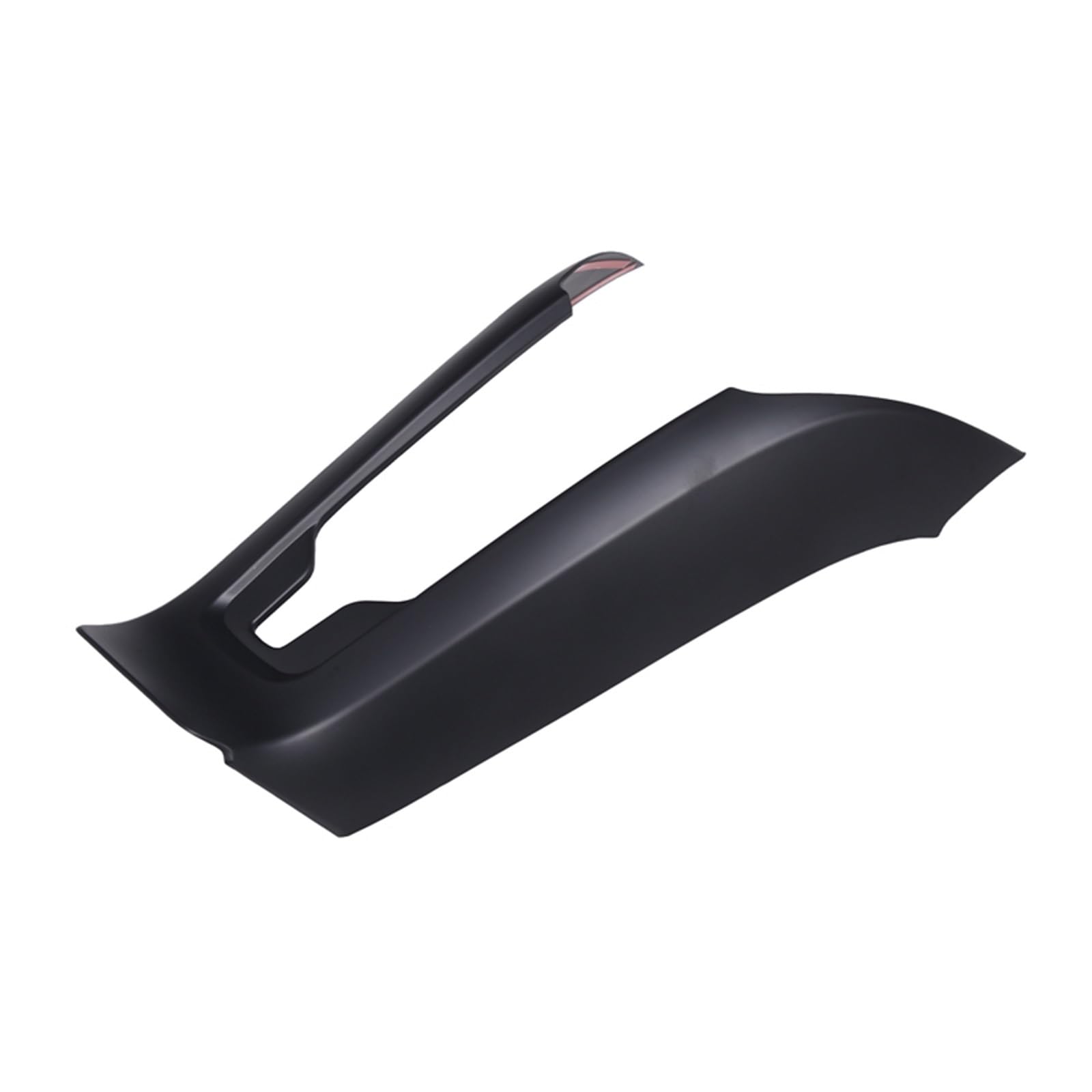 MIENAOC Autoinnendekoration Für Chevrolet Für Corvette C8 Für Stingray Z51 Z06 2020-2023 / ABS Carbon Faser Auto Center Armlehne Drahtlose Lade Abdeckung Trim Auto deko Innenraum(Matte Black) von MIENAOC