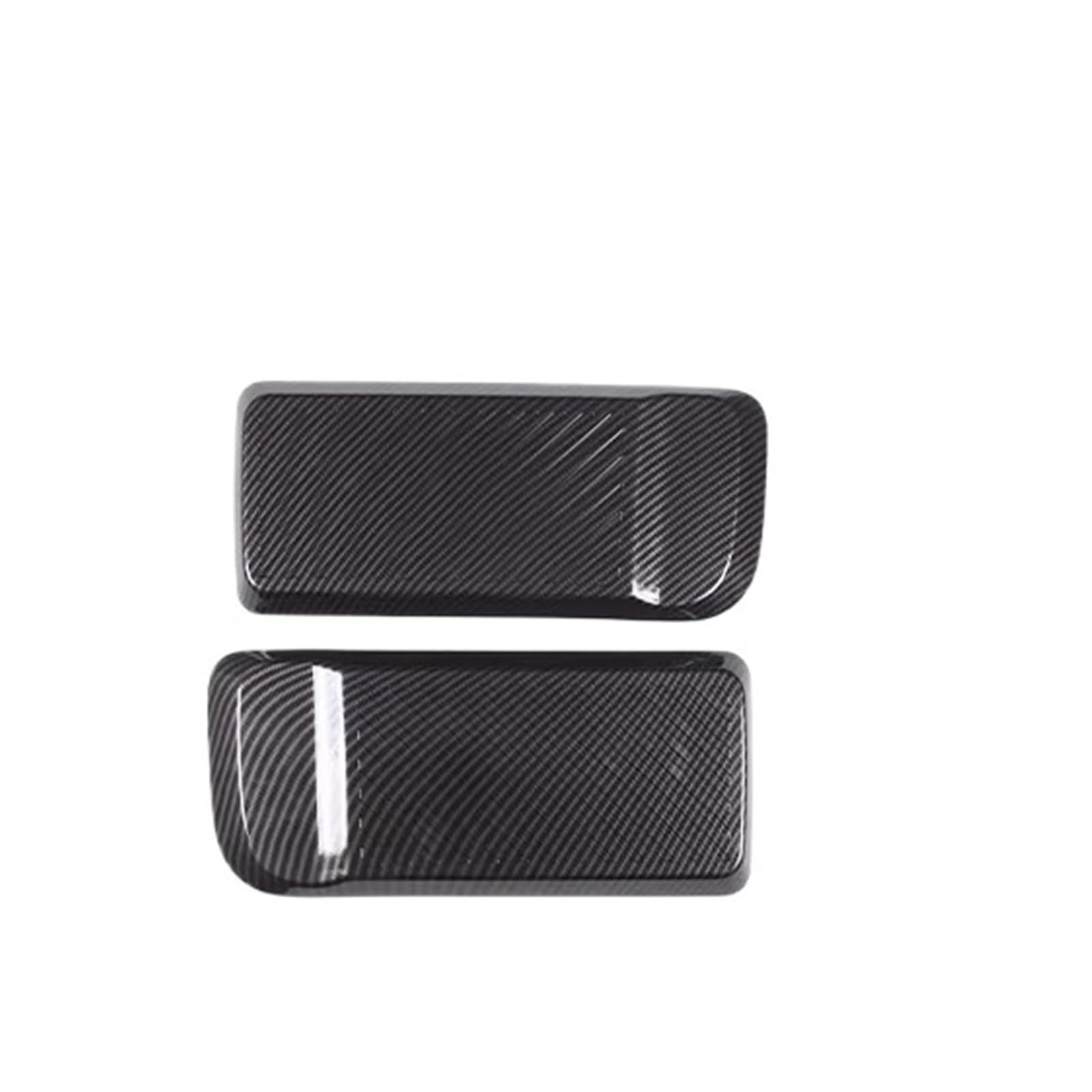 MIENAOC Autoinnendekoration Für Ford Für Maverick 2022 / ABS Auto Vorne Hinten Stoßstange Streifen Lip Spoiler Scratch Protector Trimmt Abdeckung Auto deko Innenraum(Style A Carbon Fibre) von MIENAOC