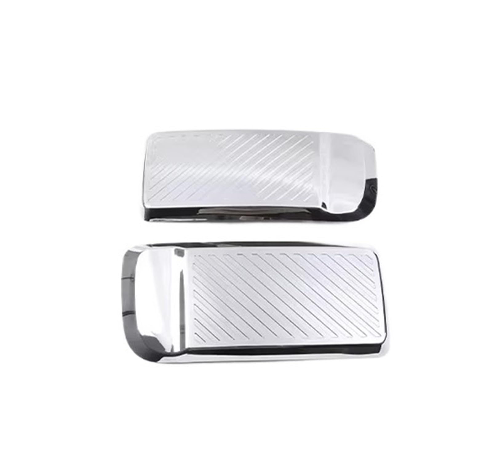 MIENAOC Autoinnendekoration Für Ford Für Maverick 2022 / ABS Auto Vorne Hinten Stoßstange Streifen Lip Spoiler Scratch Protector Trimmt Abdeckung Auto deko Innenraum(Style A Silver) von MIENAOC