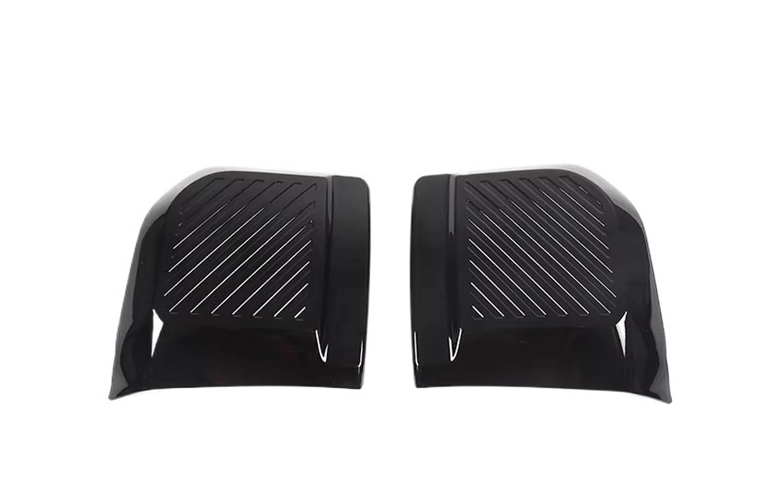 MIENAOC Autoinnendekoration Für Ford Für Maverick 2022 / ABS Auto Vorne Hinten Stoßstange Streifen Lip Spoiler Scratch Protector Trimmt Abdeckung Auto deko Innenraum(Style B Black) von MIENAOC