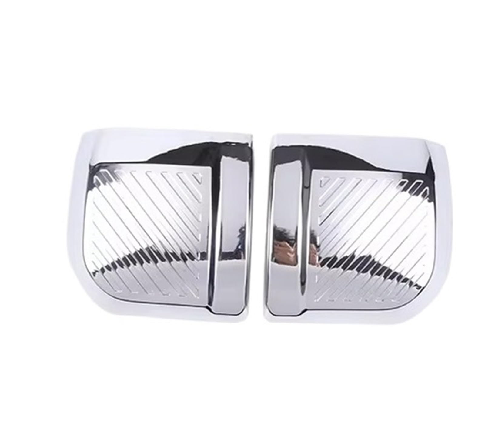MIENAOC Autoinnendekoration Für Ford Für Maverick 2022 / ABS Auto Vorne Hinten Stoßstange Streifen Lip Spoiler Scratch Protector Trimmt Abdeckung Auto deko Innenraum(Style B Silver) von MIENAOC