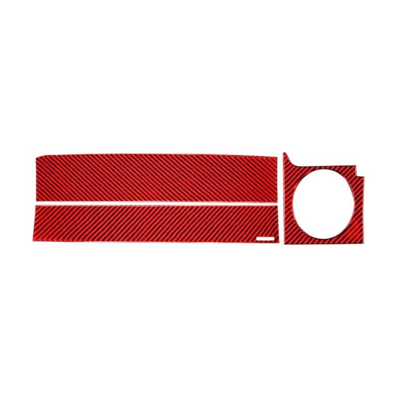 MIENAOC Autoinnendekoration Für Ford Für Mustang GT 2005-2009 S197 / Kohlefaser-Auto-Copilot-Instrumententafel-Trimmabdeckung Entlüftungsdekor-Rahmenaufkleber Auto deko Innenraum(Left-Hand Drive A) von MIENAOC