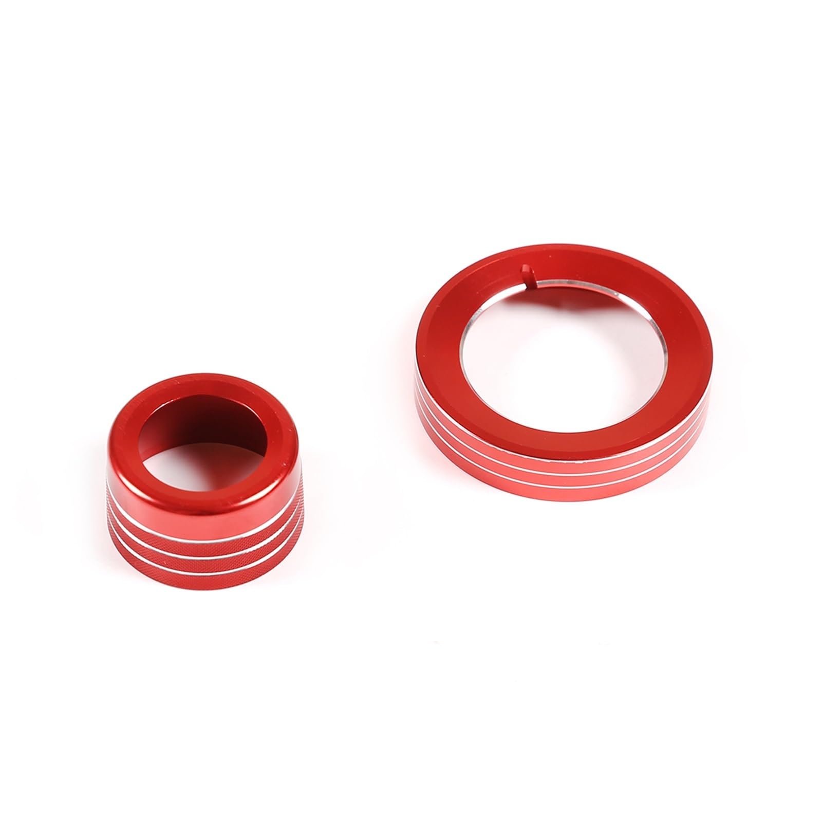 MIENAOC Autoinnendekoration Für Ford Für Ranger 2015-2021/Auto Scheinwerfer Schalter Dekoration Ring Allradantrieb Schalter Knopf Trim Abdeckung Auto deko Innenraum(Red) von MIENAOC