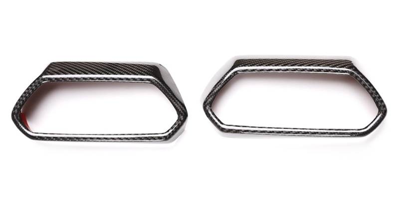 MIENAOC Autoinnendekoration Für Für Urus/Real Carbon Fiber Car Center Konsole Air Outlet Sitz Schalter Panel Rahmen Abdeckung Innen Trim Aufkleber Auto deko Innenraum(Style9) von MIENAOC