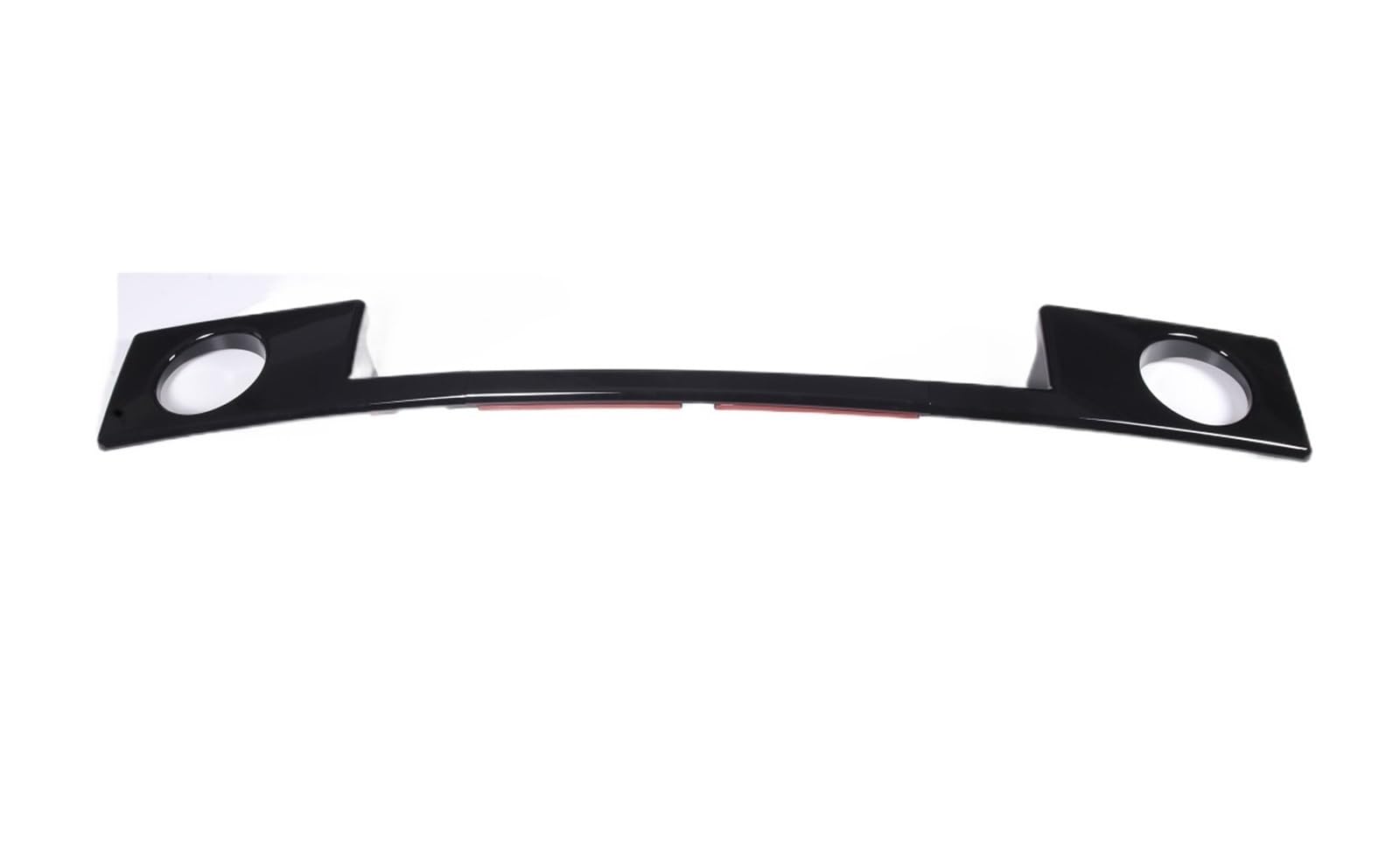 MIENAOC Autoinnendekoration Für Hummer H2 2003-2009 / ABS Silber Auto Vorderen Stoßfänger Unteren Zierstreifen Nebelscheinwerfer Zierabdeckung Auto deko Innenraum(Style B Black) von MIENAOC