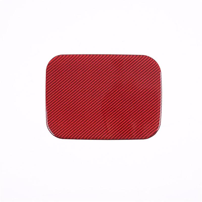 MIENAOC Autoinnendekoration Für Infiniti G25 G35 G37 2007 2008 2009 2010 2011 2012 2013/Soft Carbon Fiber Auto Tankdeckel Panel Dekoration Aufkleber Auto deko Innenraum(Red) von MIENAOC