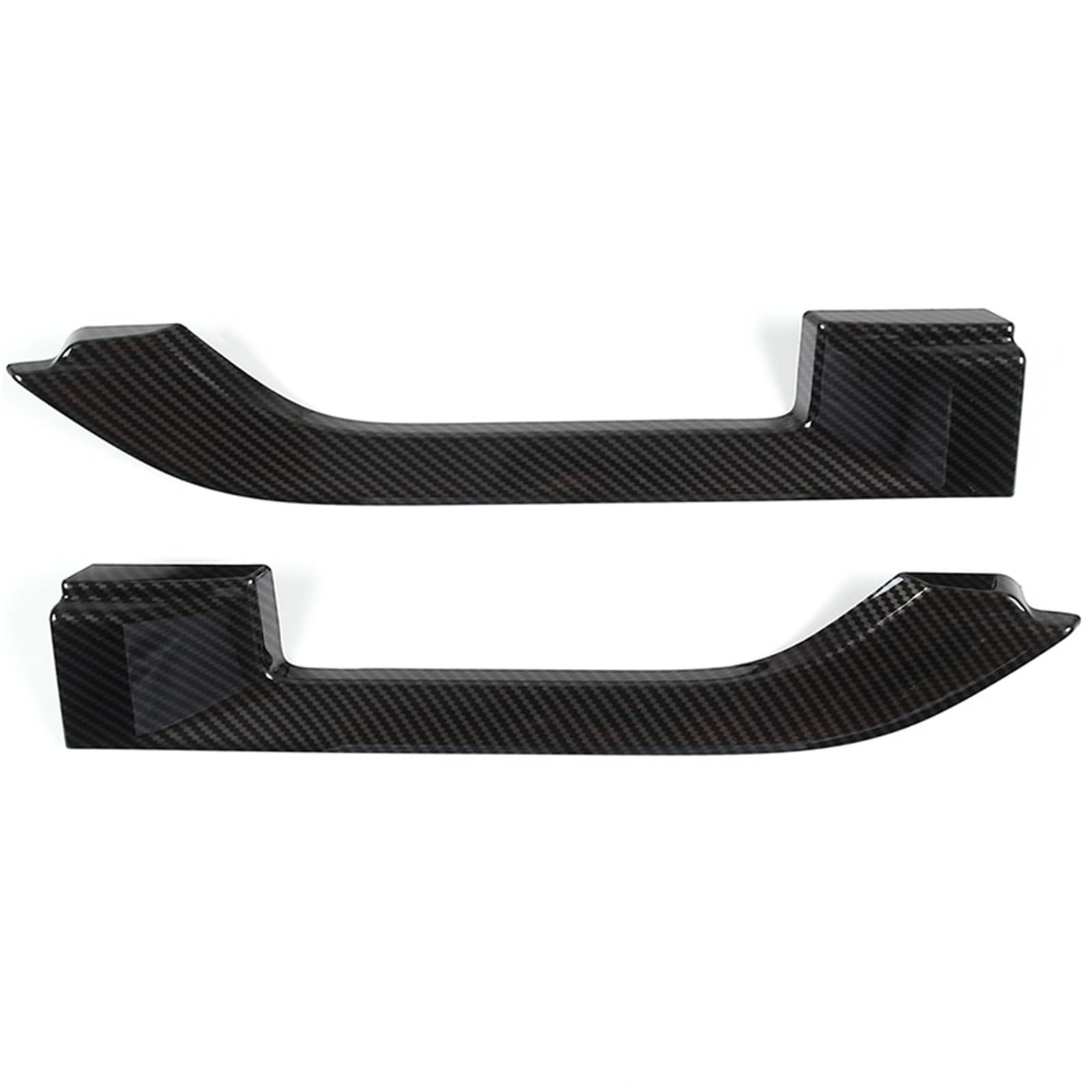 MIENAOC Autoinnendekoration Für Jaguar Für F-Type 2013-2024 / ABS Glänzend Schwarz Auto Seite Kotflügel Vent Trim Abdeckung Auto deko Innenraum(Carbon Fibre) von MIENAOC