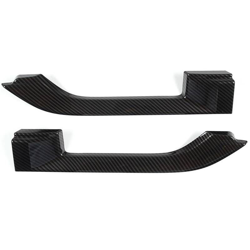MIENAOC Autoinnendekoration Für Jaguar Für F-Type 2013-2024 / ABS Glänzend Schwarz Auto Seite Kotflügel Vent Trim Abdeckung Auto deko Innenraum(Carbon Fibre) von MIENAOC