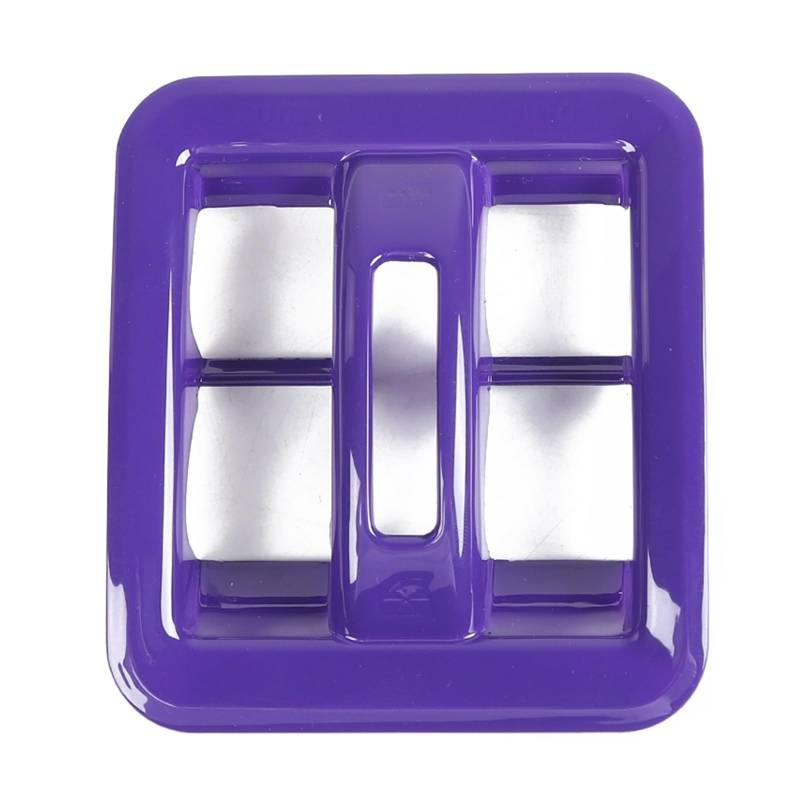 MIENAOC Autoinnendekoration Für Jeep Für Wrangler JK 2011-2017/Auto Windows Schalter Taste Panel Dekoration Abdeckung Aufkleber Rahmen Trim Auto deko Innenraum(Purple) von MIENAOC