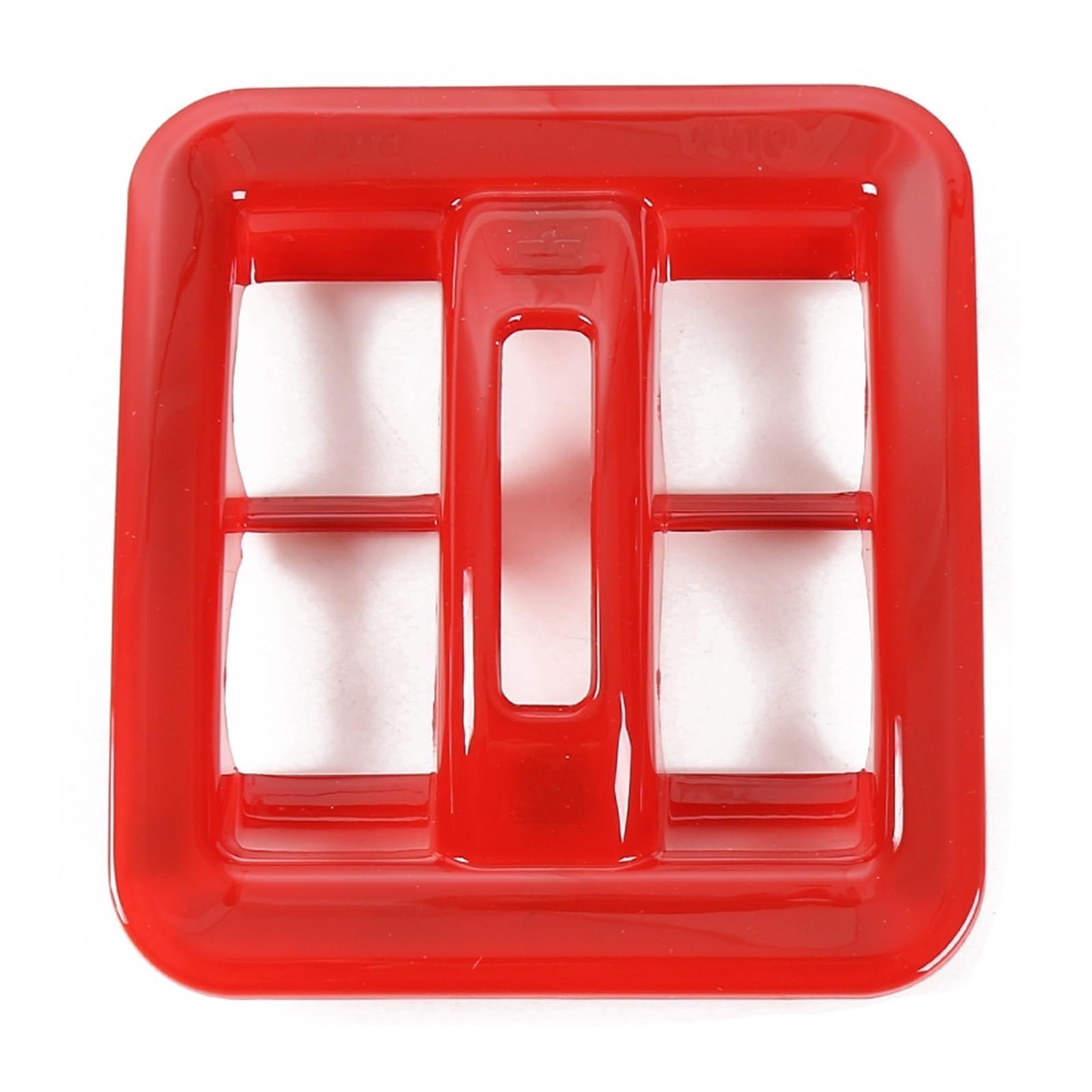 MIENAOC Autoinnendekoration Für Jeep Für Wrangler JK 2011-2017/Auto Windows Schalter Taste Panel Dekoration Abdeckung Aufkleber Rahmen Trim Auto deko Innenraum(Red) von MIENAOC