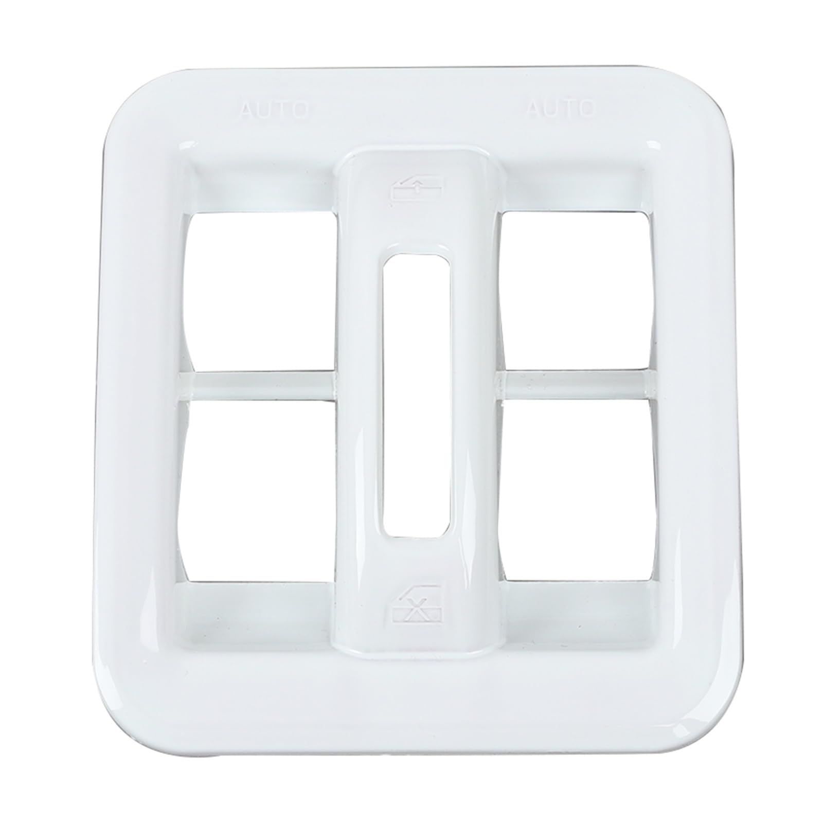 MIENAOC Autoinnendekoration Für Jeep Für Wrangler JK 2011-2017/Auto Windows Schalter Taste Panel Dekoration Abdeckung Aufkleber Rahmen Trim Auto deko Innenraum(White) von MIENAOC
