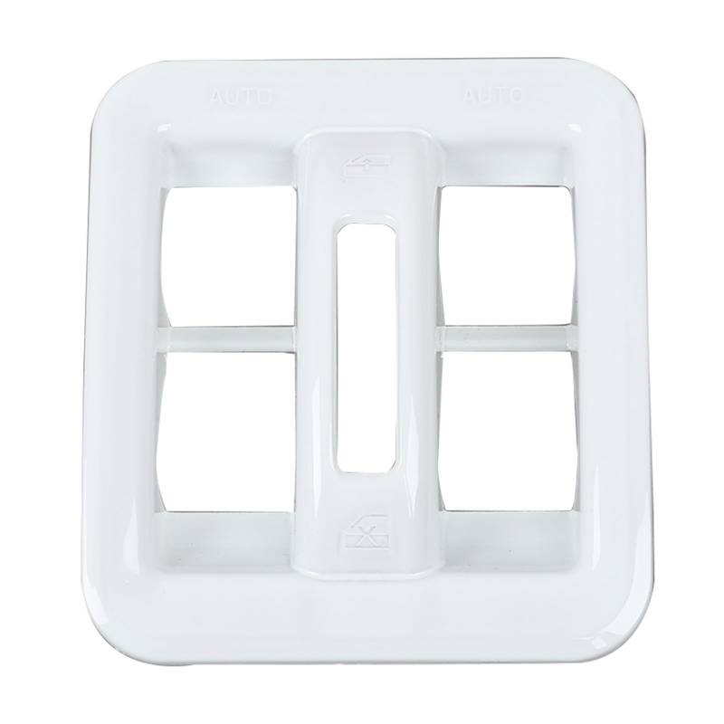 MIENAOC Autoinnendekoration Für Jeep Für Wrangler JK 2011-2017/Auto Windows Schalter Taste Panel Dekoration Abdeckung Aufkleber Rahmen Trim Auto deko Innenraum(White) von MIENAOC