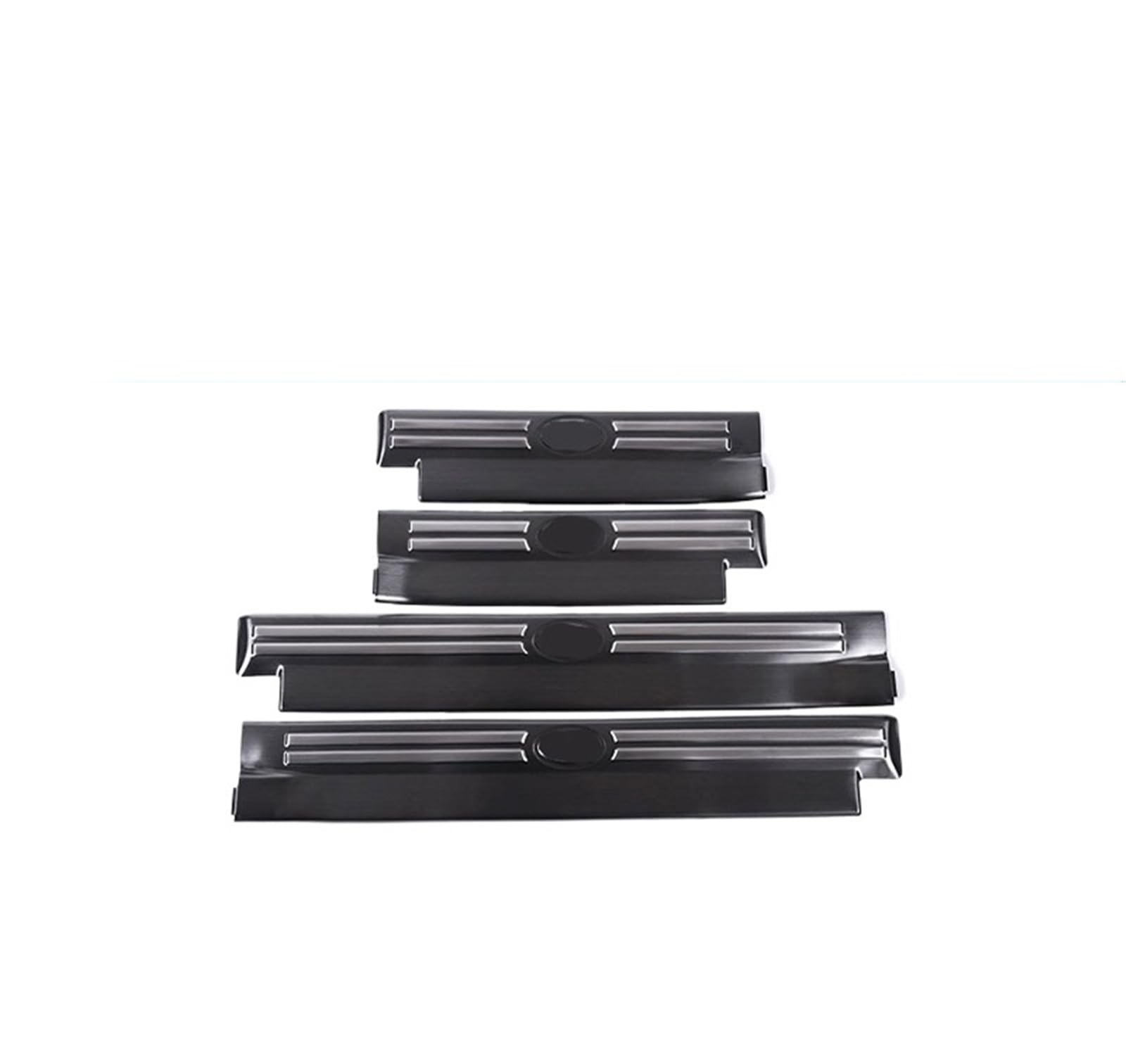 MIENAOC Autoinnendekoration Für Land Für Rover Für Discovery 4 LR4 2010-2016/Edelstahl Türschwellenverschleißplatte Schwelle Willkommen Pedal Auto deko Innenraum(Inner Door Sill2) von MIENAOC