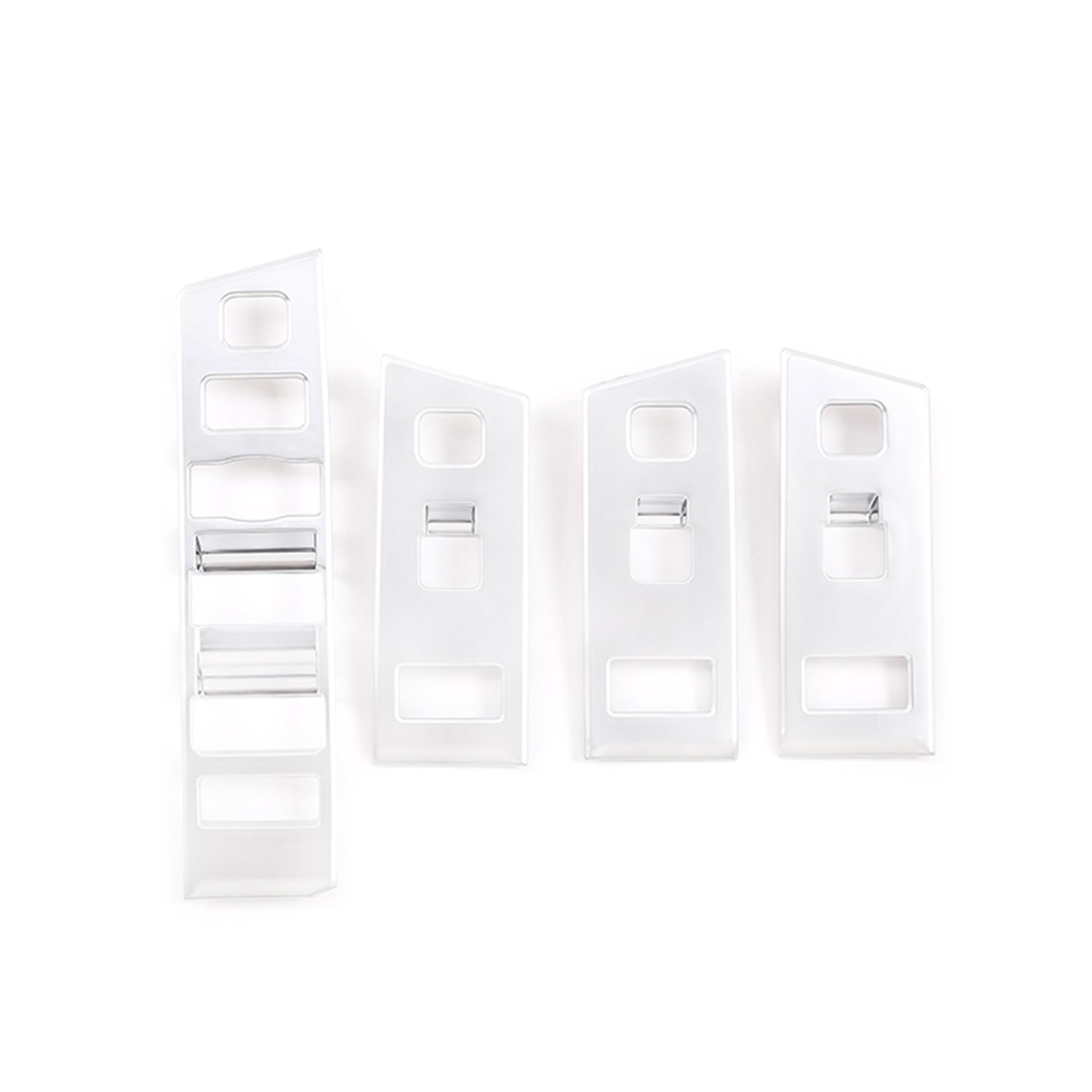 MIENAOC Autoinnendekoration Für Land Für Rover Für Range Für Rover Für Evoque 2020/Auto Fensterheber Schalter Panel Trim Abdeckung Rahmen Auto deko Innenraum(Silver) von MIENAOC