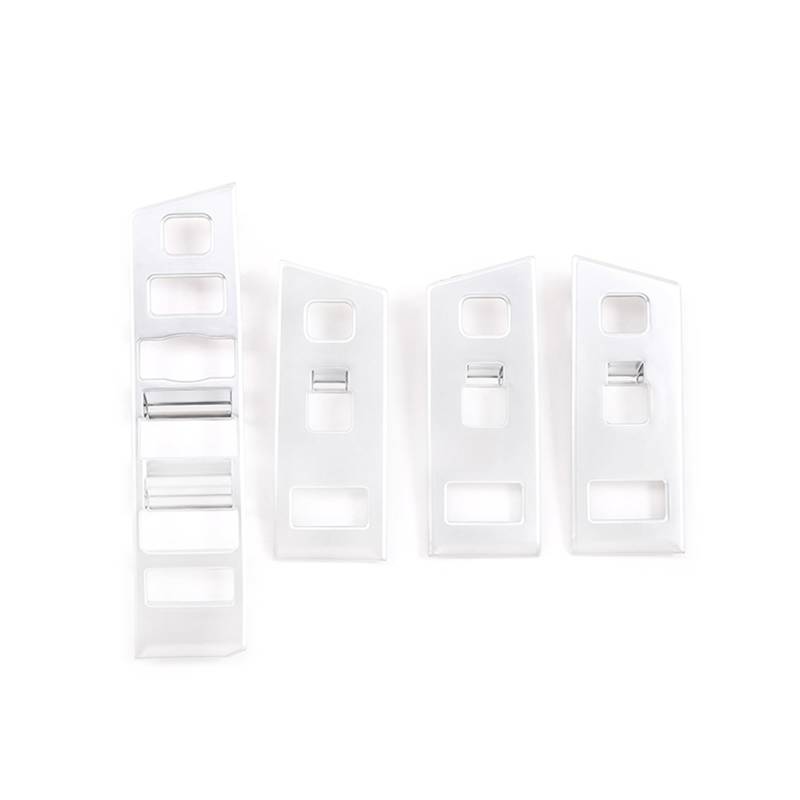 MIENAOC Autoinnendekoration Für Land Für Rover Für Range Für Rover Für Evoque 2020/Auto Fensterheber Schalter Panel Trim Abdeckung Rahmen Auto deko Innenraum(Silver) von MIENAOC