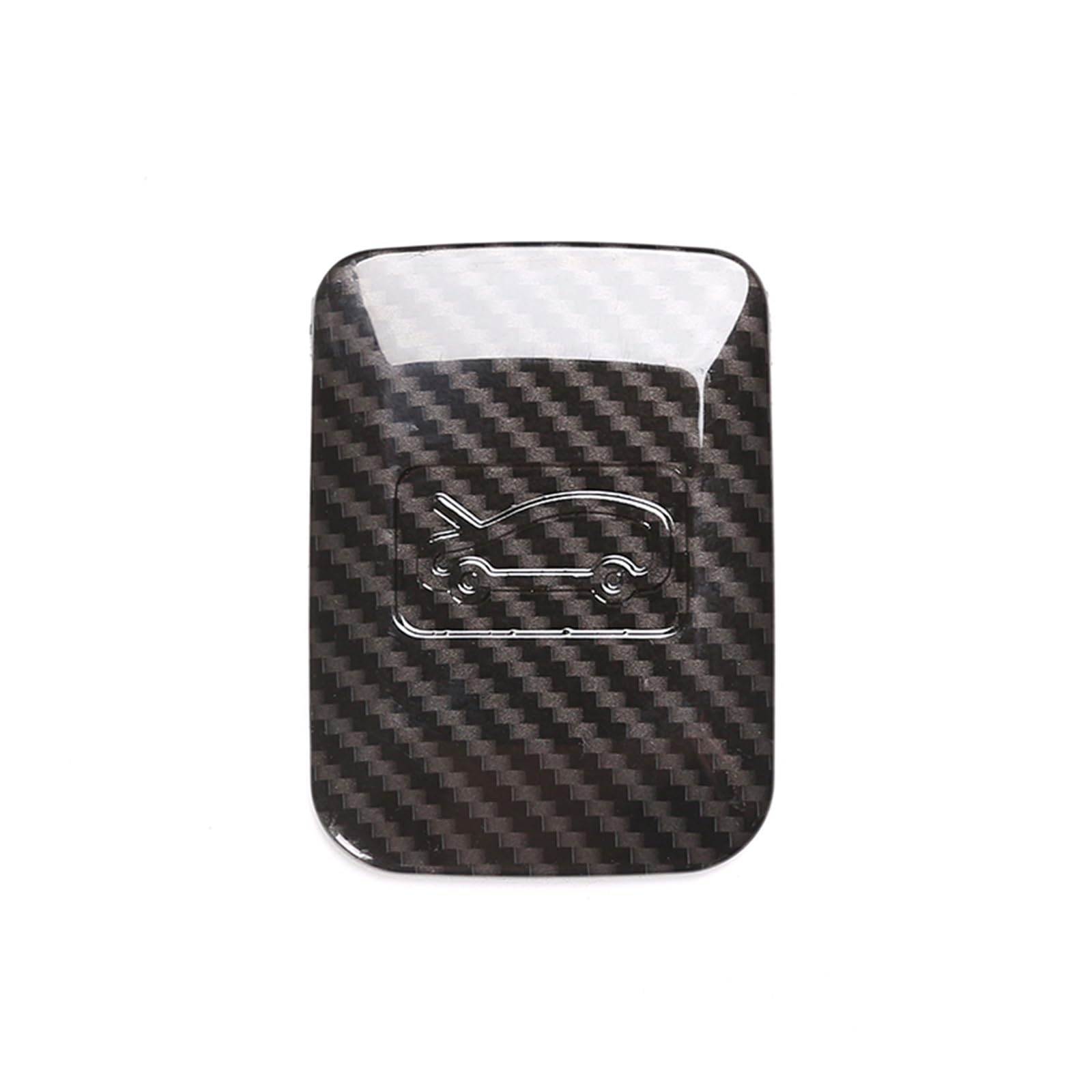 MIENAOC Autoinnendekoration Für Land Für Rover Für Range Für Rover Für Evoque L551 2020/Auto Haube Schalter Taste Knopf Panel Abdeckung Trim Aufkleber Auto deko Innenraum(Carbon Fiber) von MIENAOC