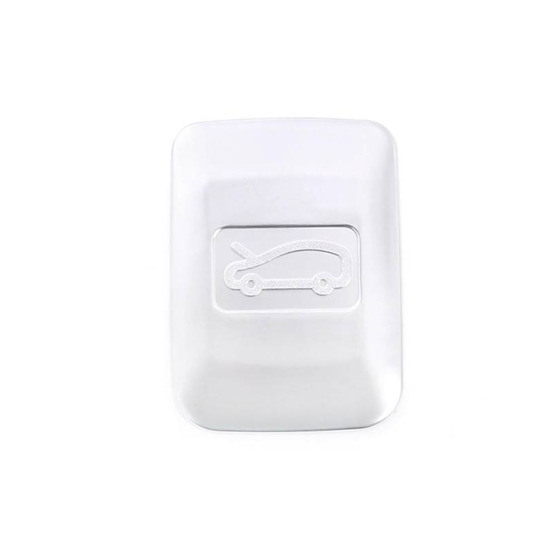 MIENAOC Autoinnendekoration Für Land Für Rover Für Range Für Rover Für Evoque L551 2020/Auto Haube Schalter Taste Knopf Panel Abdeckung Trim Aufkleber Auto deko Innenraum(Silver) von MIENAOC