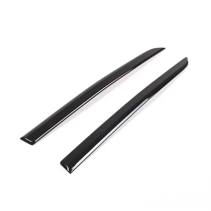 MIENAOC Autoinnendekoration Für Land Für Rover Für Range Für Rover Sport L461 / ABS Carbon Faser Auto Vorderen Stoßfänger Trim Dekorative Abdeckung Auto deko Innenraum(Black) von MIENAOC