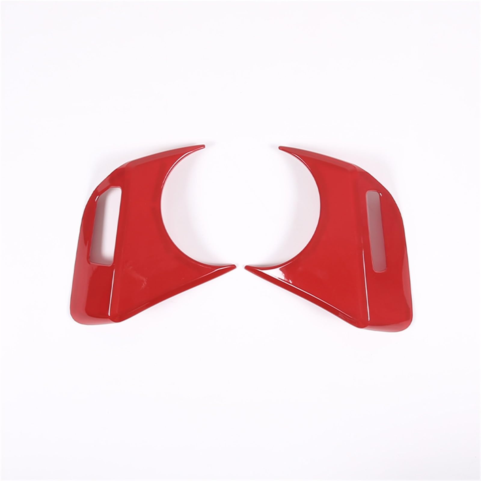 MIENAOC Autoinnendekoration Für Mitsubishi Für Eclipse 2006-2011/Auto Fenster Glas Hebe Schalter Tasten Rahmen Dekoration Aufkleber Auto deko Innenraum(Pcs Red) von MIENAOC