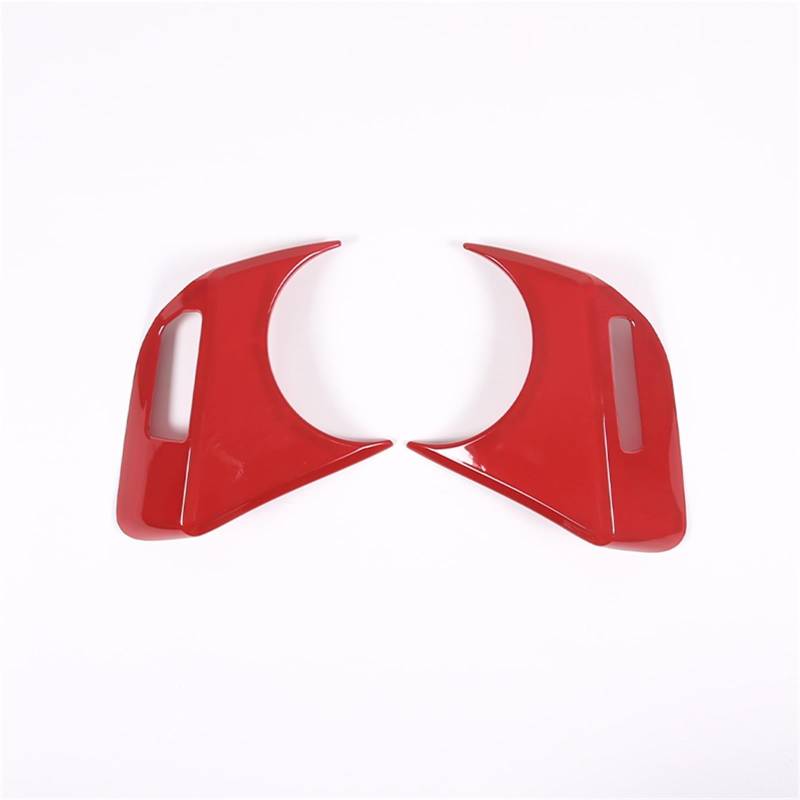 MIENAOC Autoinnendekoration Für Mitsubishi Für Eclipse 2006-2011/Auto Fenster Glas Hebe Schalter Tasten Rahmen Dekoration Aufkleber Auto deko Innenraum(Pcs Red) von MIENAOC