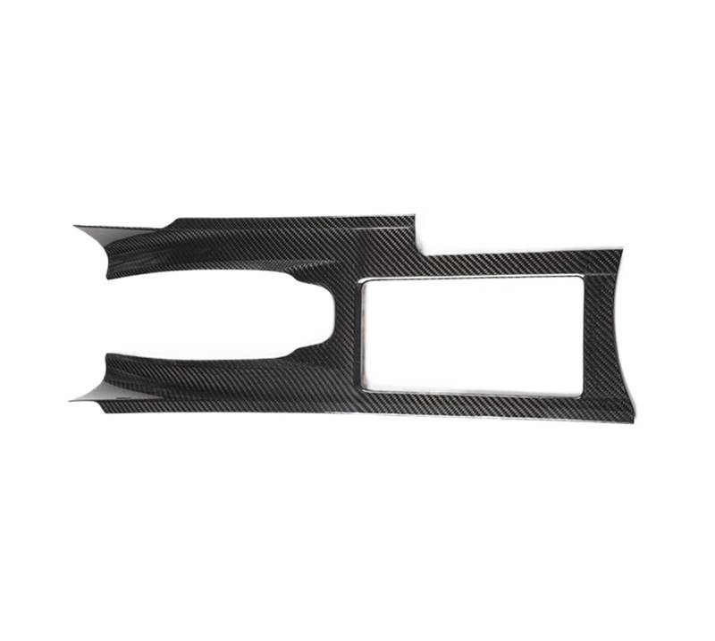 MIENAOC Autoinnendekoration Für Nissan Für GTR R35 2008-2016/Real Carbon Fiber Car Center Konsole Wasser Tasse Panel Getriebe Rahmen Trim Abdeckung Auto deko Innenraum(Gloss Carbon-LHD) von MIENAOC