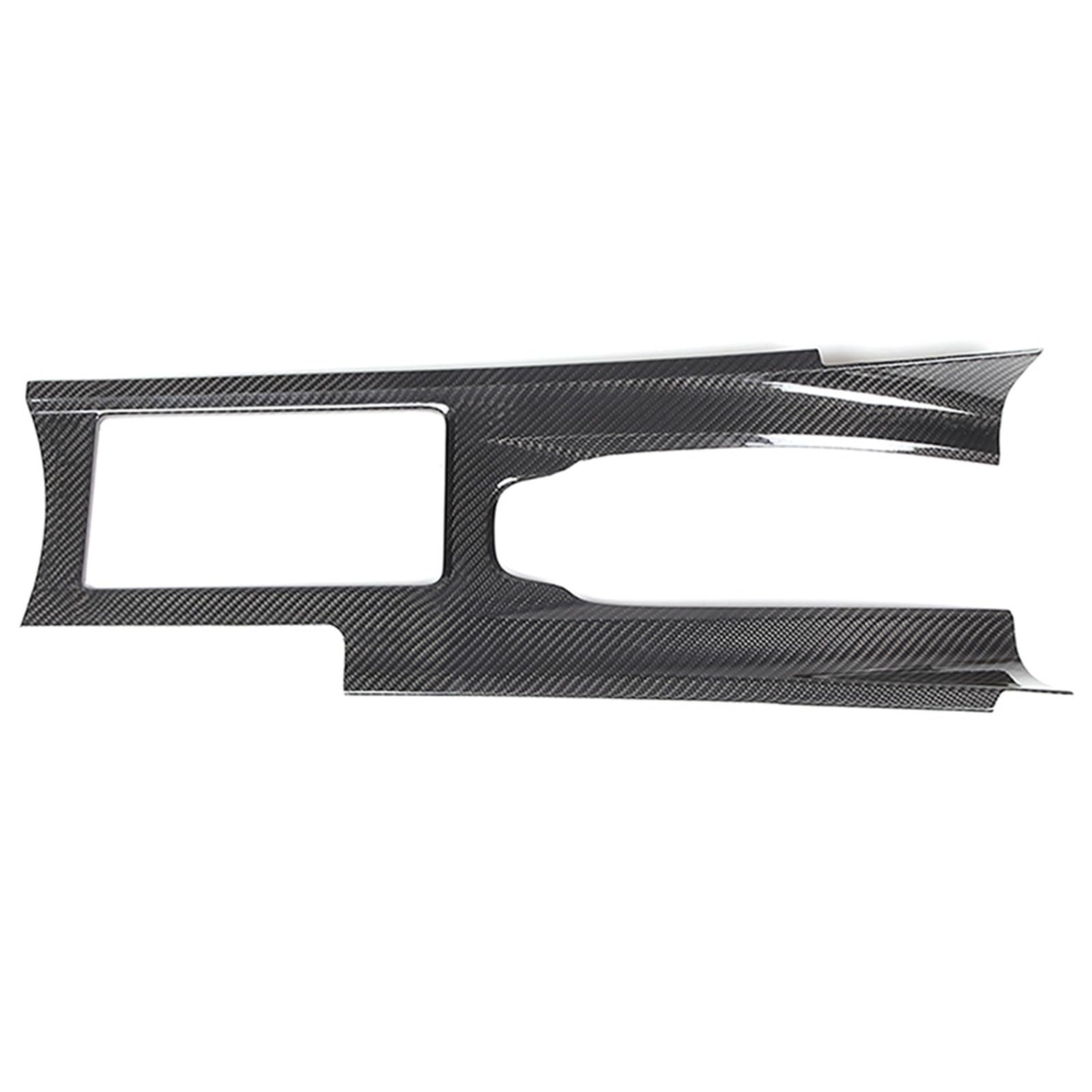 MIENAOC Autoinnendekoration Für Nissan Für GTR R35 2008-2016/Real Carbon Fiber Car Center Konsole Wasser Tasse Panel Getriebe Rahmen Trim Abdeckung Auto deko Innenraum(Gloss Carbon-RHD) von MIENAOC