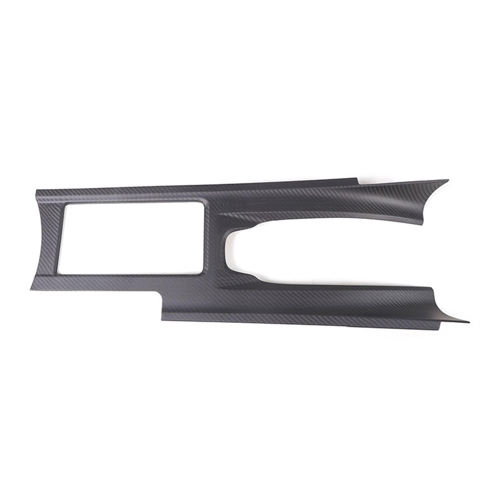 MIENAOC Autoinnendekoration Für Nissan Für GTR R35 2008-2016/Real Carbon Fiber Car Center Konsole Wasser Tasse Panel Getriebe Rahmen Trim Abdeckung Auto deko Innenraum(Matte Carbon-RHD) von MIENAOC