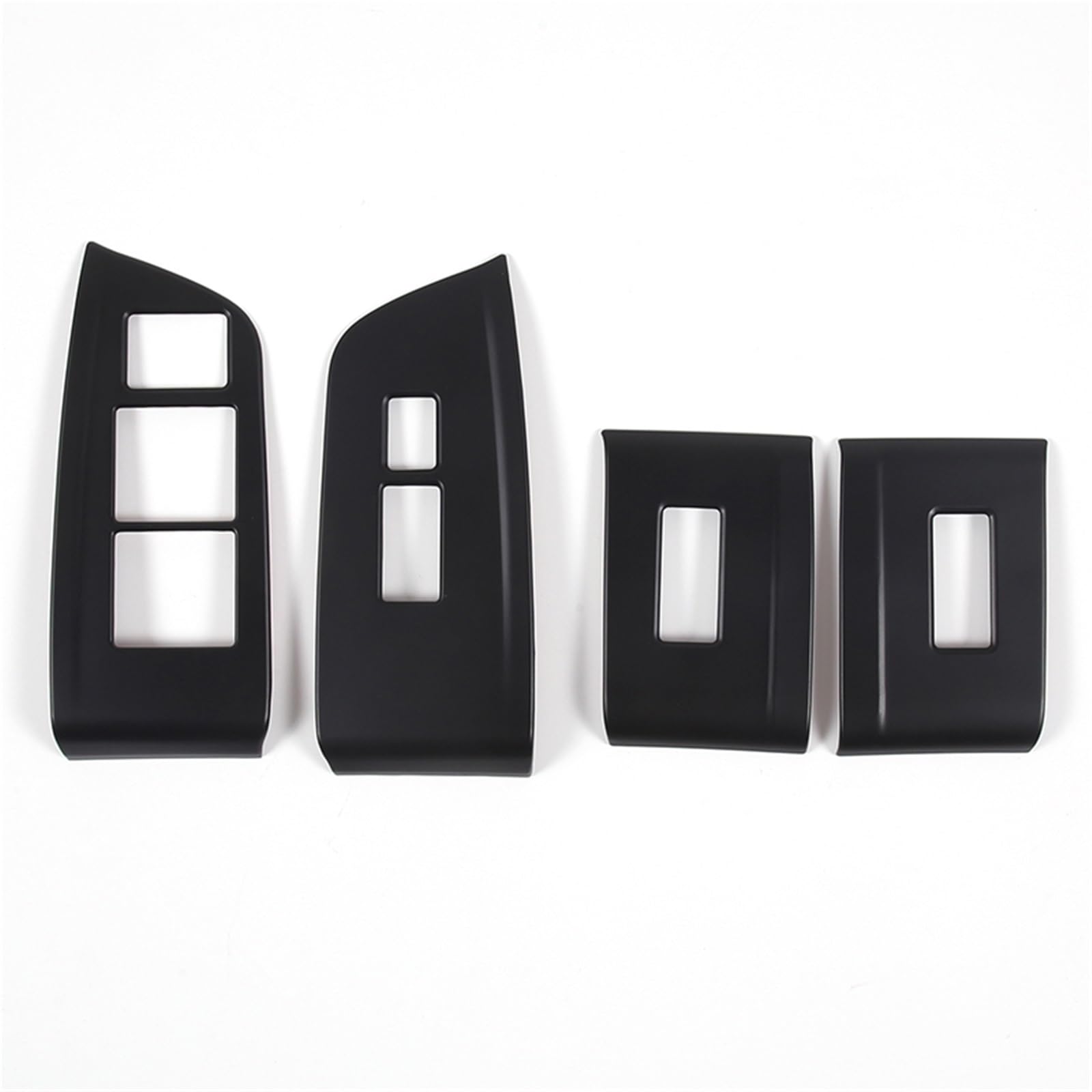 MIENAOC Autoinnendekoration Für Pilot 2015-2022/Auto Fenster Glas Lift-Taste Schalter Rahmen Tür Armlehne Panel Dekor Abdeckung Trim Auto deko Innenraum(Matte Black) von MIENAOC