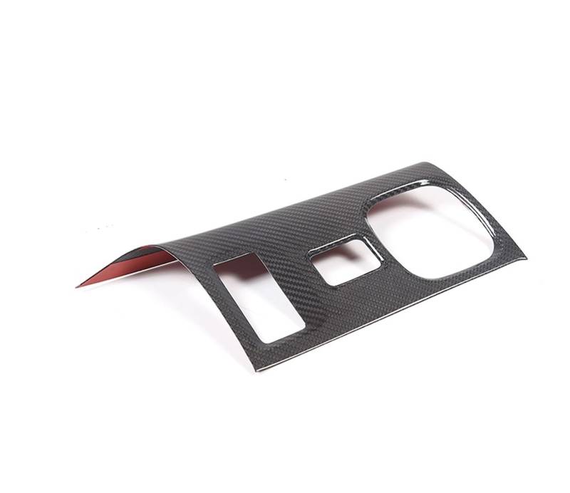 MIENAOC Autoinnendekoration Für Subaru Für BRZ 2022/Real Carbon Fiber Auto Getriebe Shift Panel Sitz Heizung Einstellung Rahmen Trim Aufkleber Auto deko Innenraum(Style B Carbon Fiber) von MIENAOC