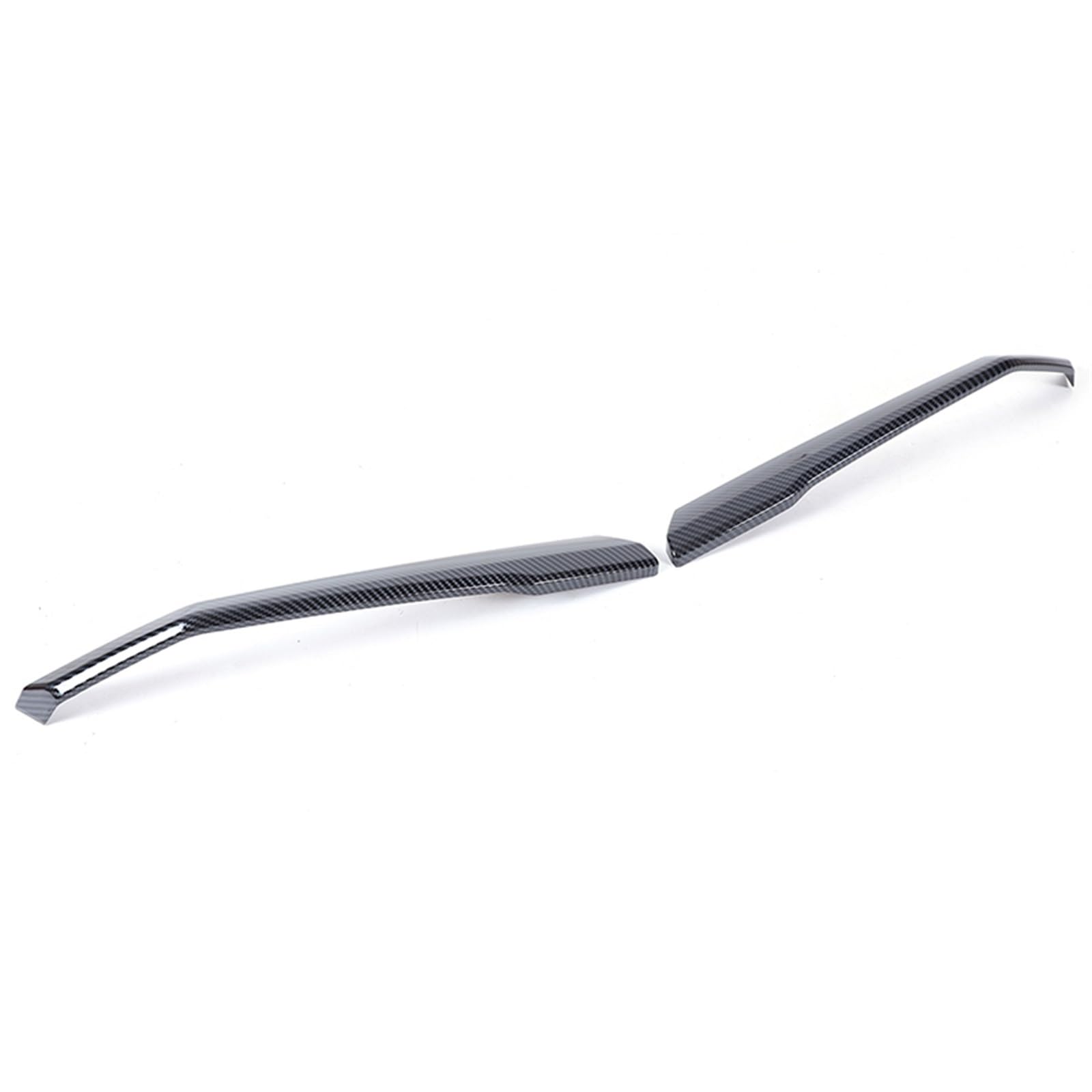 MIENAOC Autoinnendekoration Für Subaru Für Crosstrek 2023 2024 / Auto Frontgrill Mittelgitter Dekorative Streifen Grillhaube Motorverkleidungen Auto deko Innenraum(Carbon Fiber) von MIENAOC