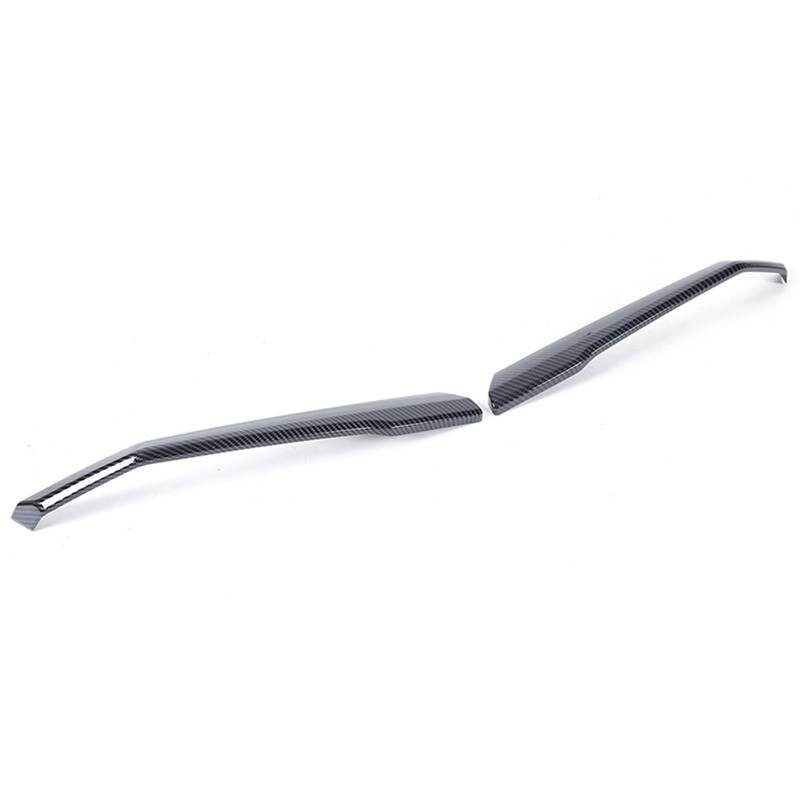 MIENAOC Autoinnendekoration Für Subaru Für Crosstrek 2023 2024 / Auto Frontgrill Mittelgitter Dekorative Streifen Grillhaube Motorverkleidungen Auto deko Innenraum(Carbon Fiber) von MIENAOC